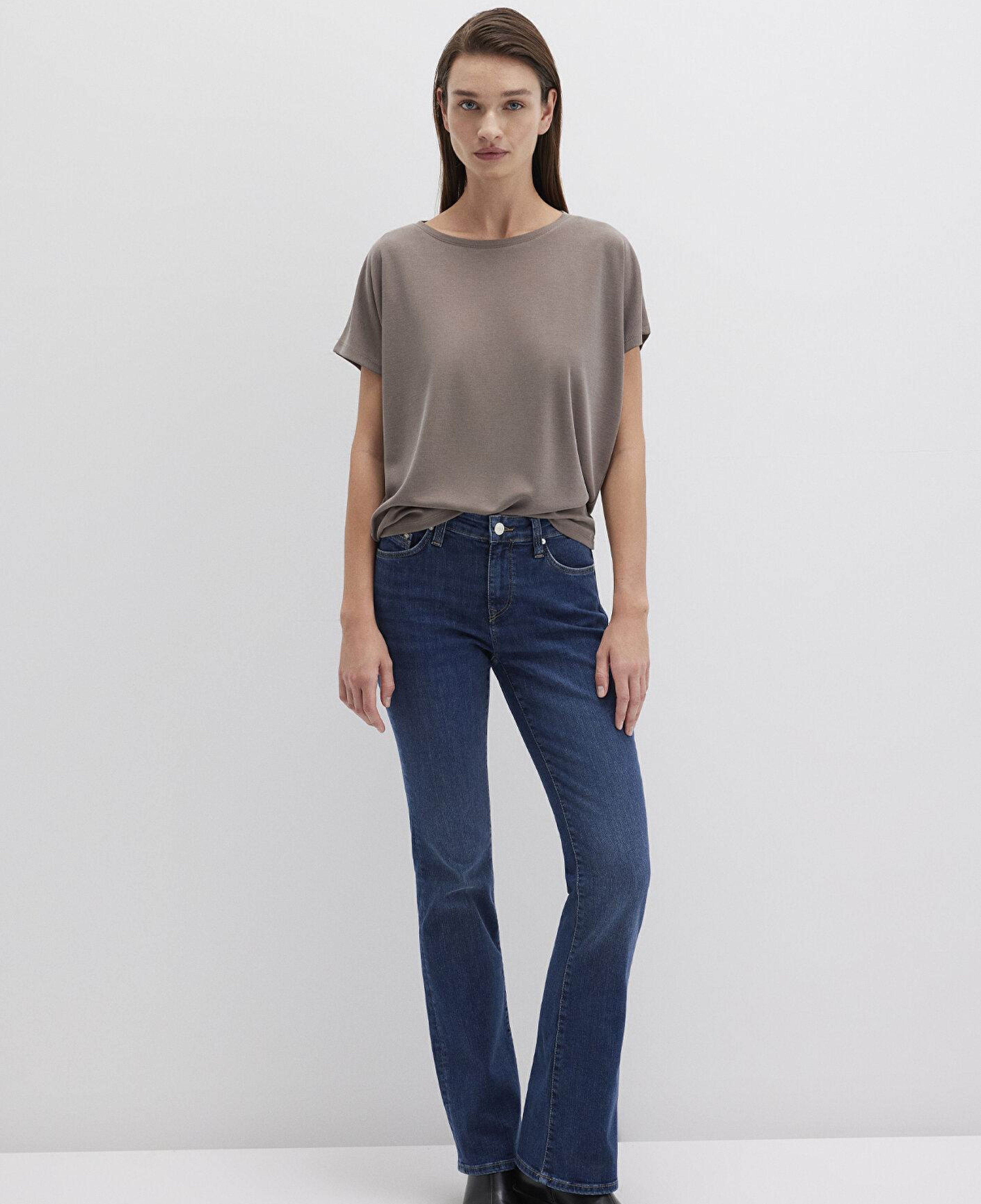 Mavi Molly Everyday Vintage Koyu Mavi Jean Pantolon 1013683047