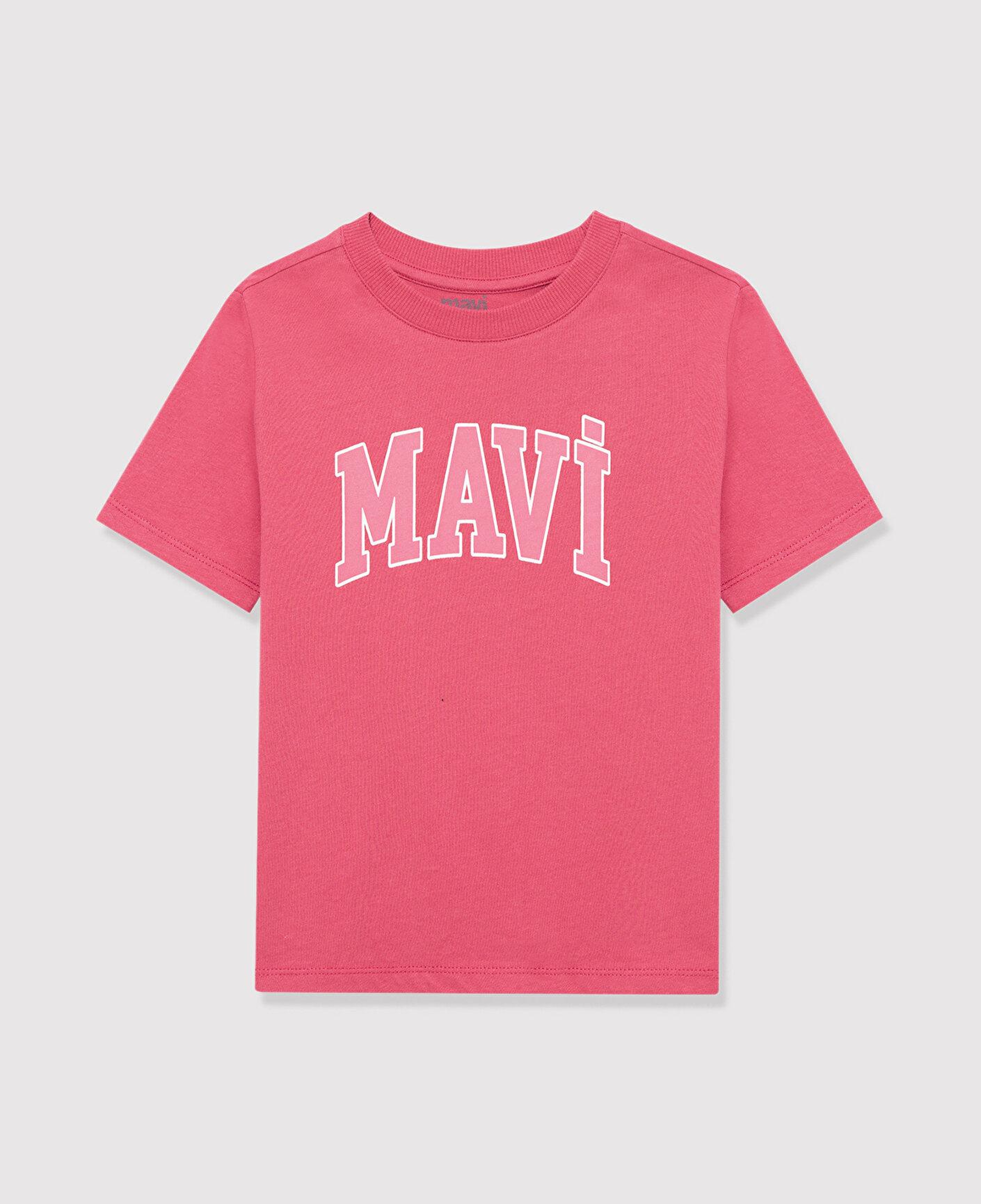 Mavi Mavi Logo Baskılı Pembe Tişört Regular Fit / Normal Kesim 7610109-71088