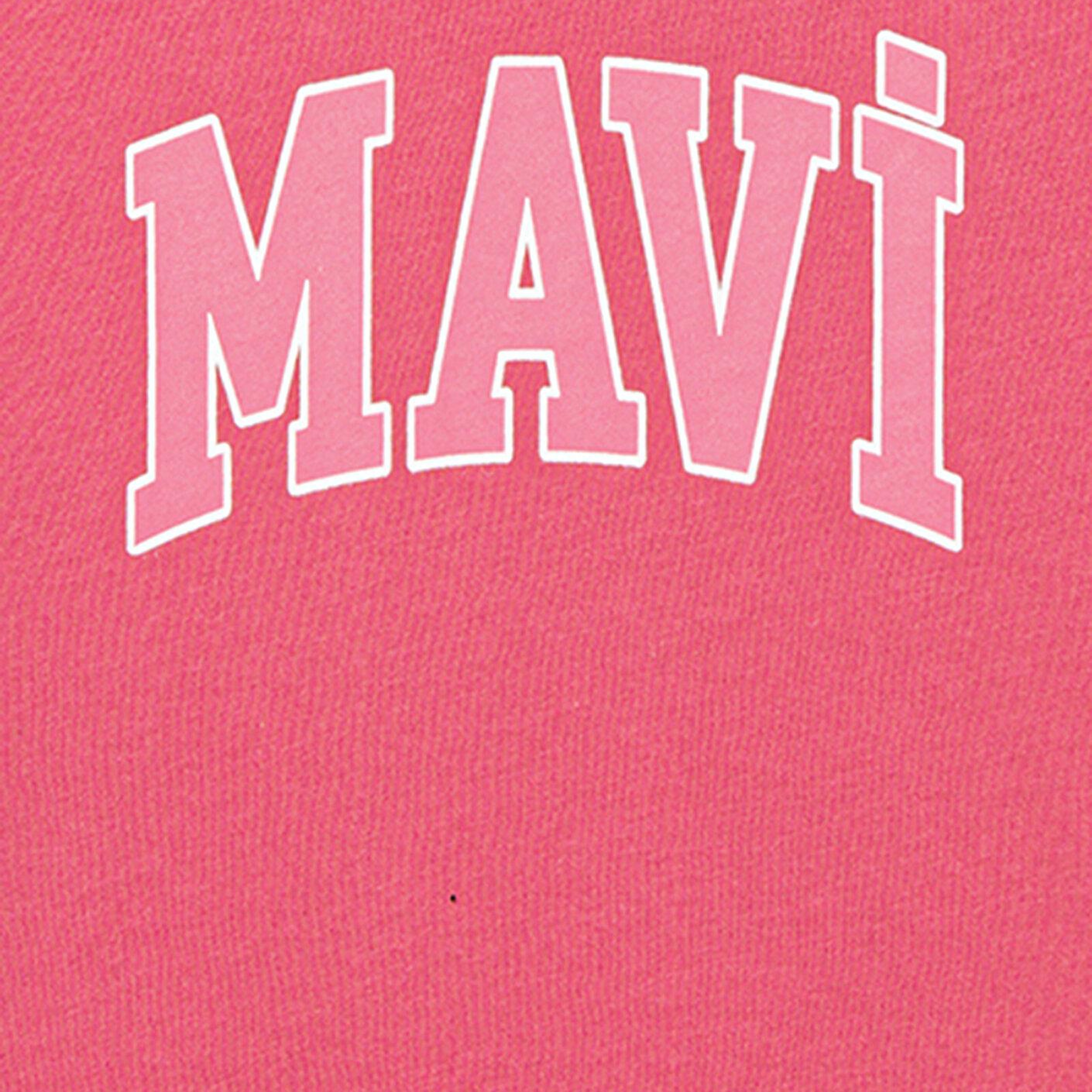 Mavi Mavi Logo Baskılı Pembe Tişört Regular Fit / Normal Kesim 7610109-71088