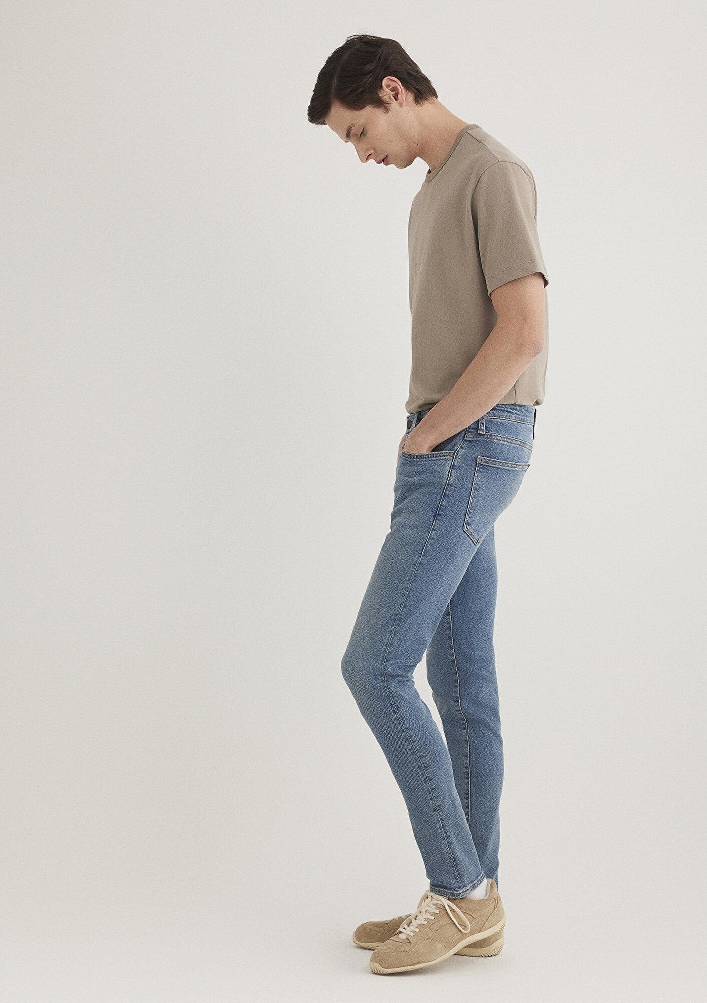 Mavi James 90lar TOKK Vintage İndigo Mavisi Jean Pantolon 0042487834