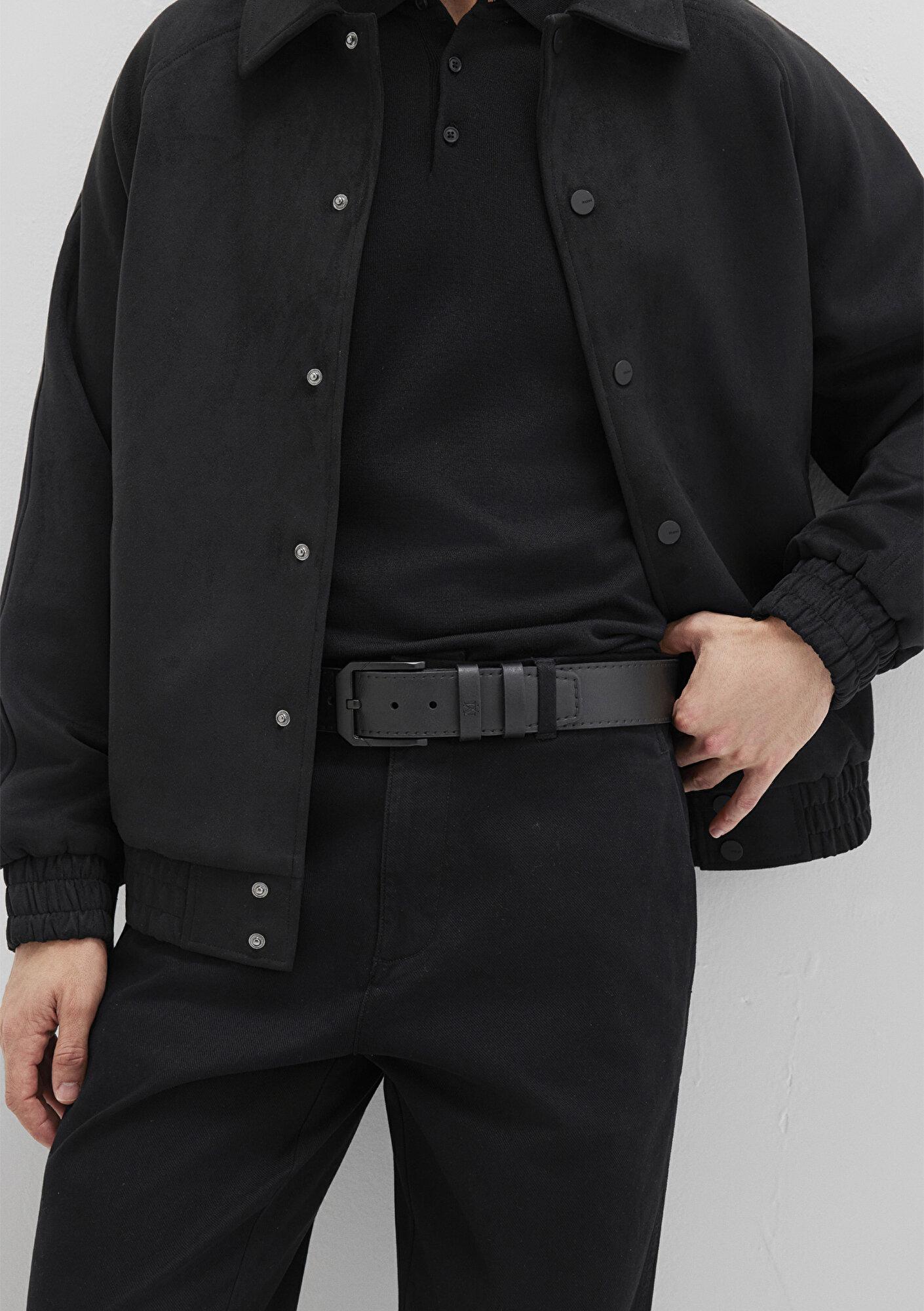 Mavi Siyah Suni Deri Kemer 0911653-900