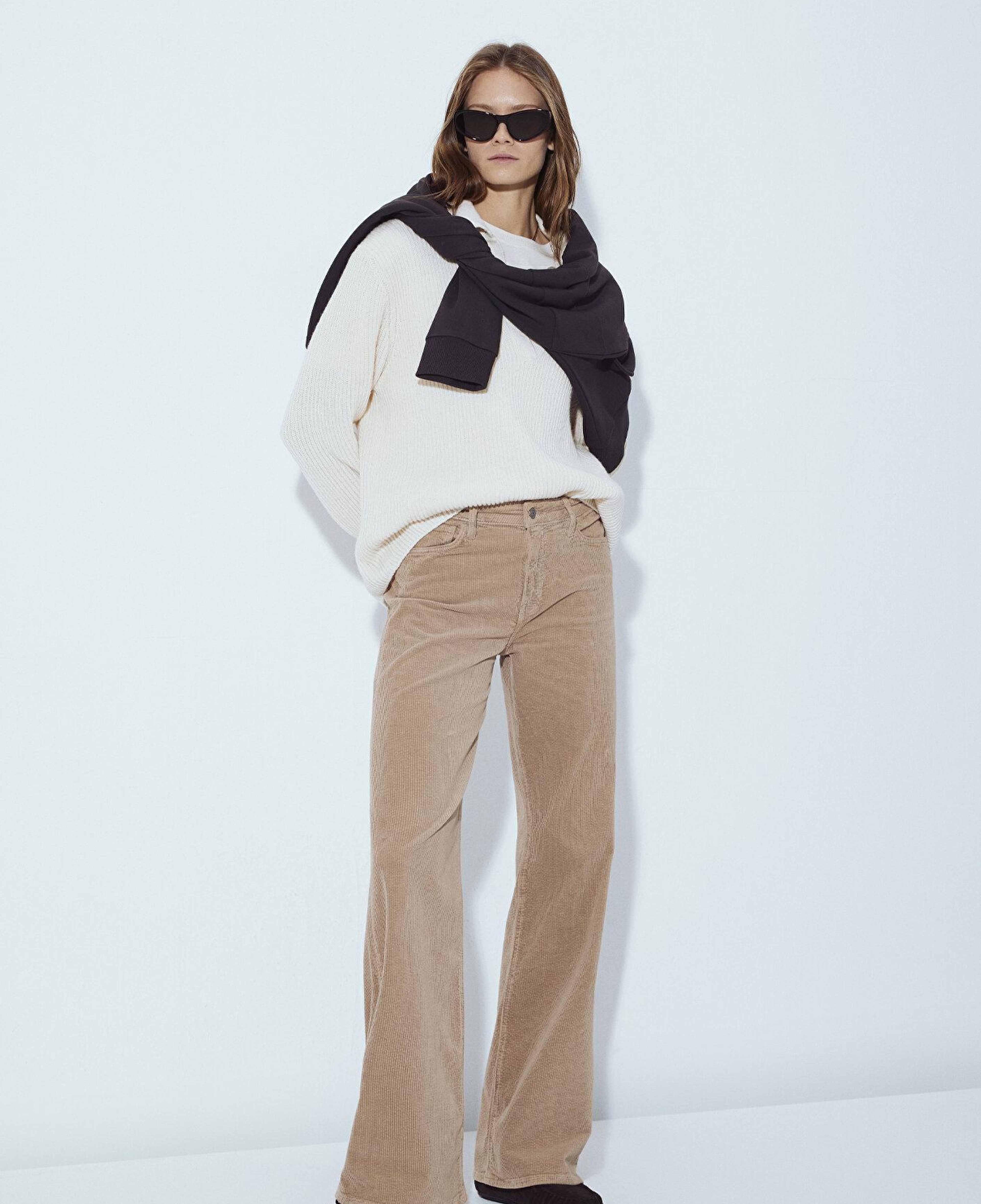 Mavi Malibu Kahverengi Kadife Pantolon 1010152-88345