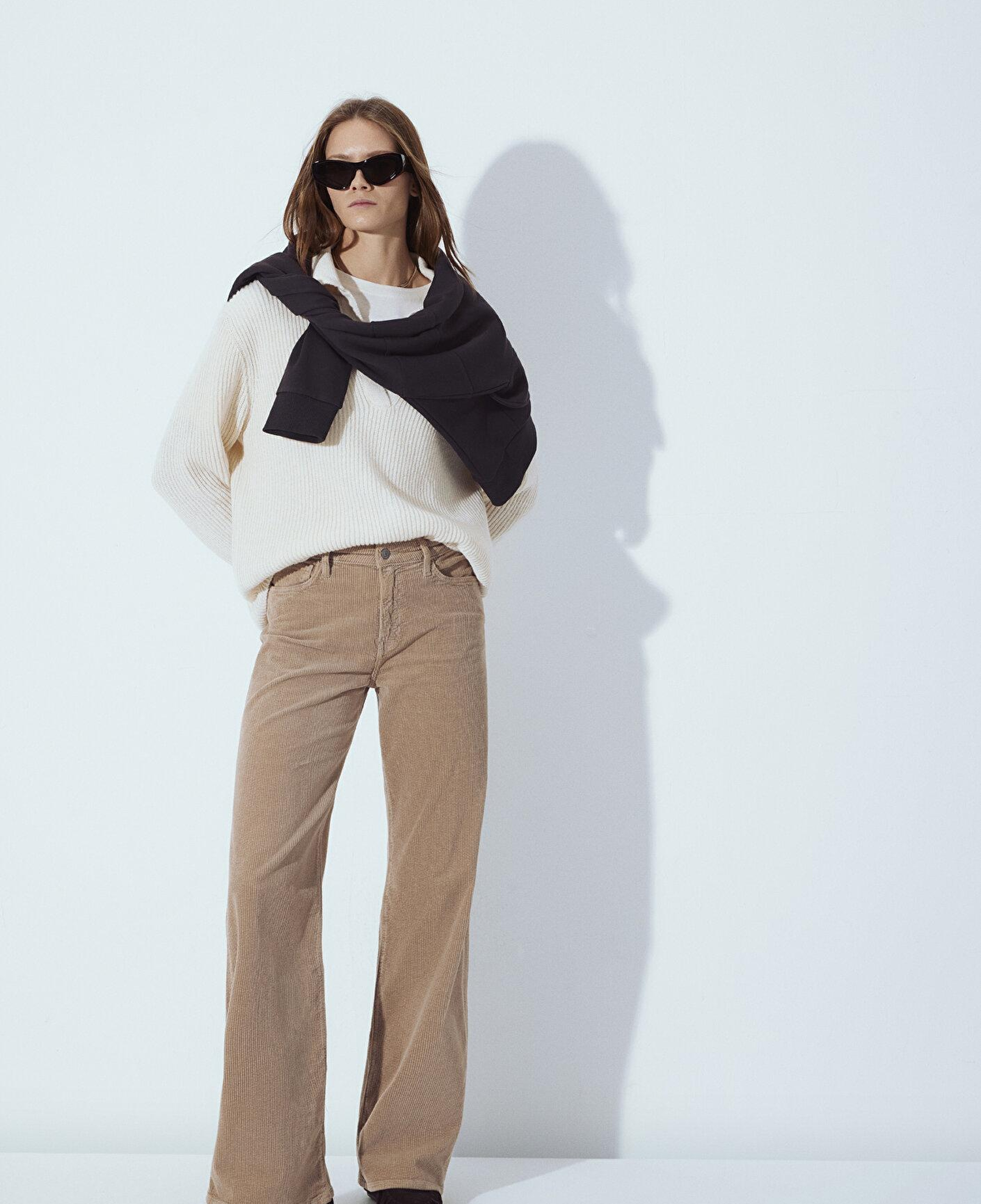 Mavi Malibu Kahverengi Kadife Pantolon 1010152-88345