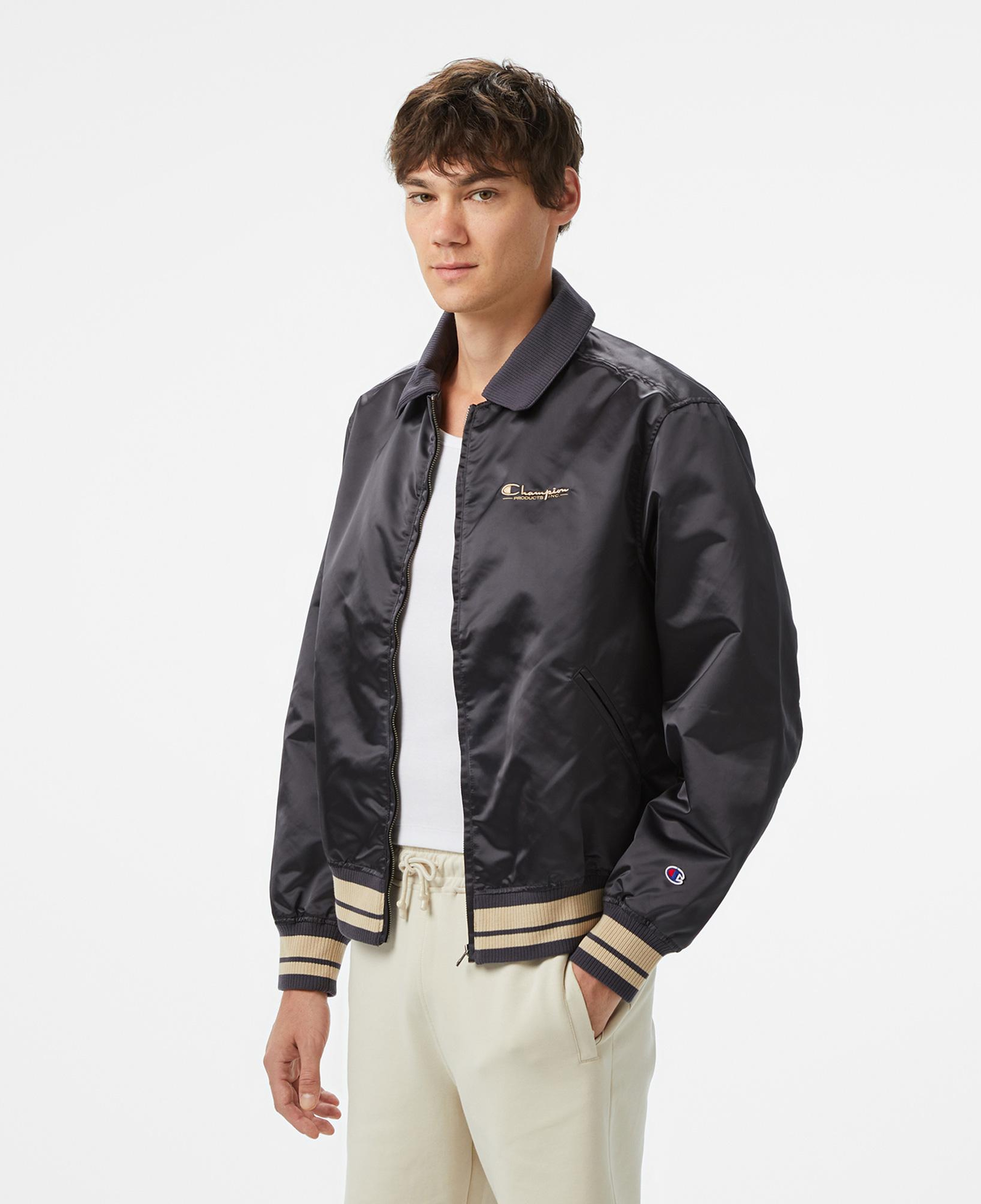 Champion Bomber Erkek Siyah Ceket