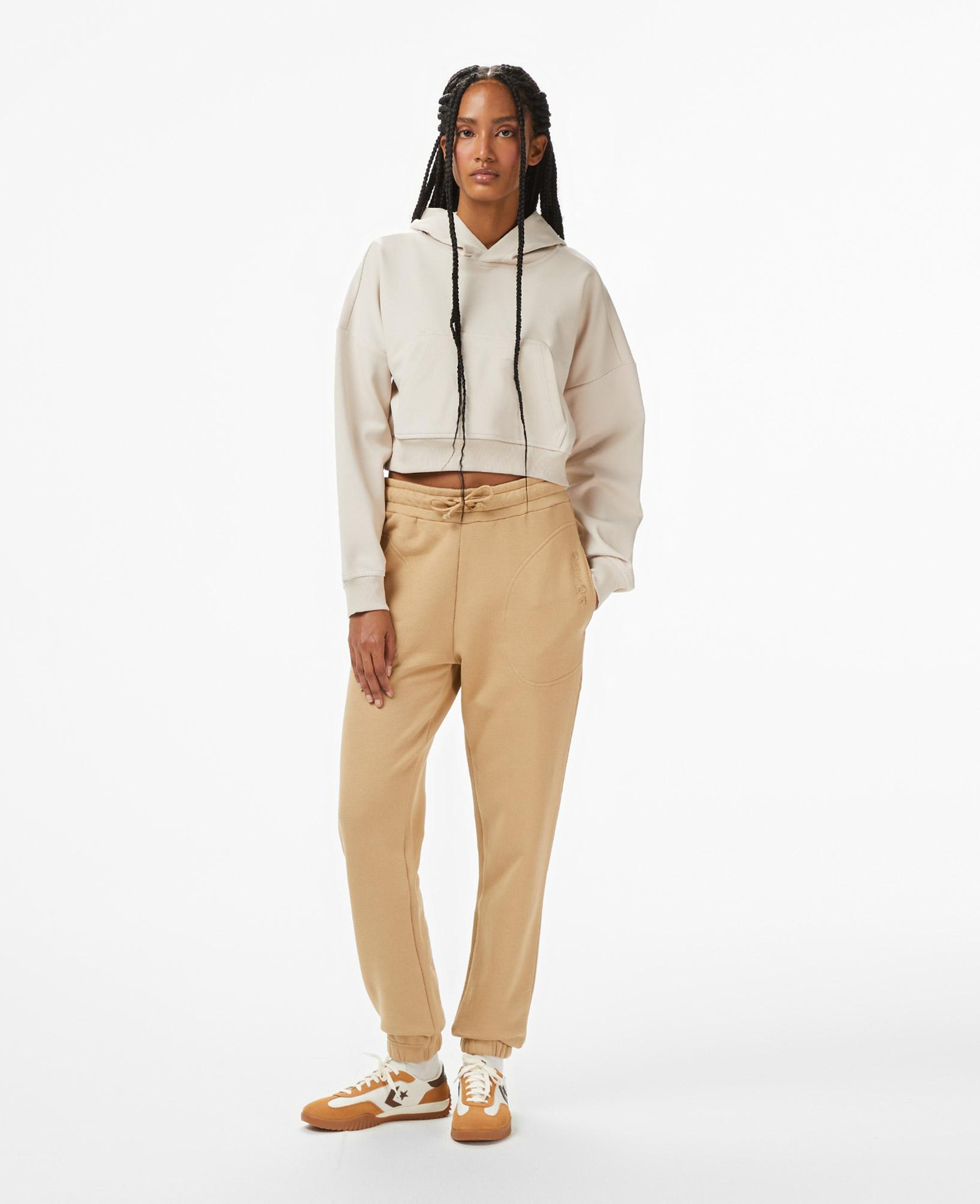 UNITED4 Kadın Gri Kapüşonlu Sweatshirt