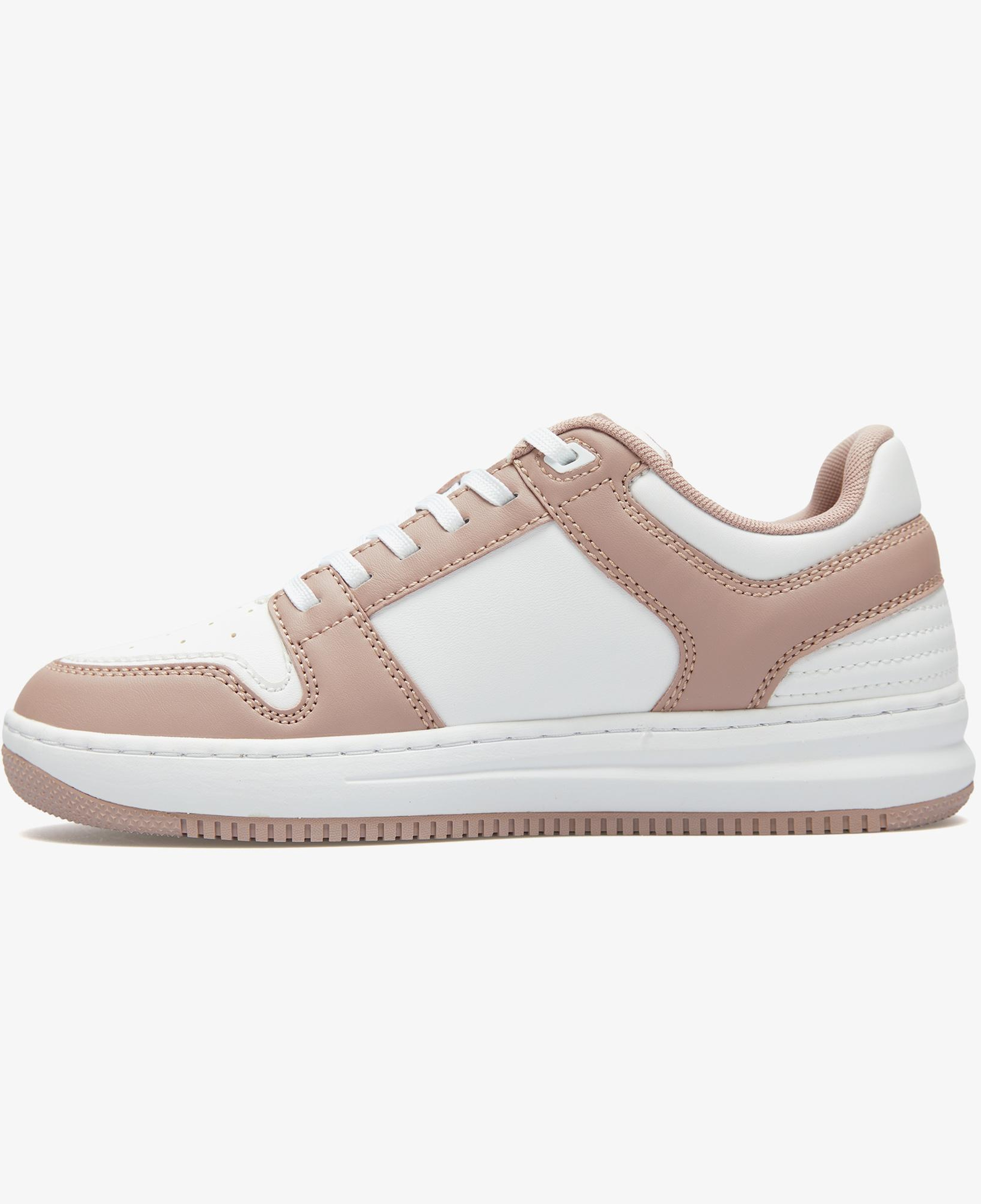 Emporio Armani Kadın Beyaz/Kahverengi Sneaker