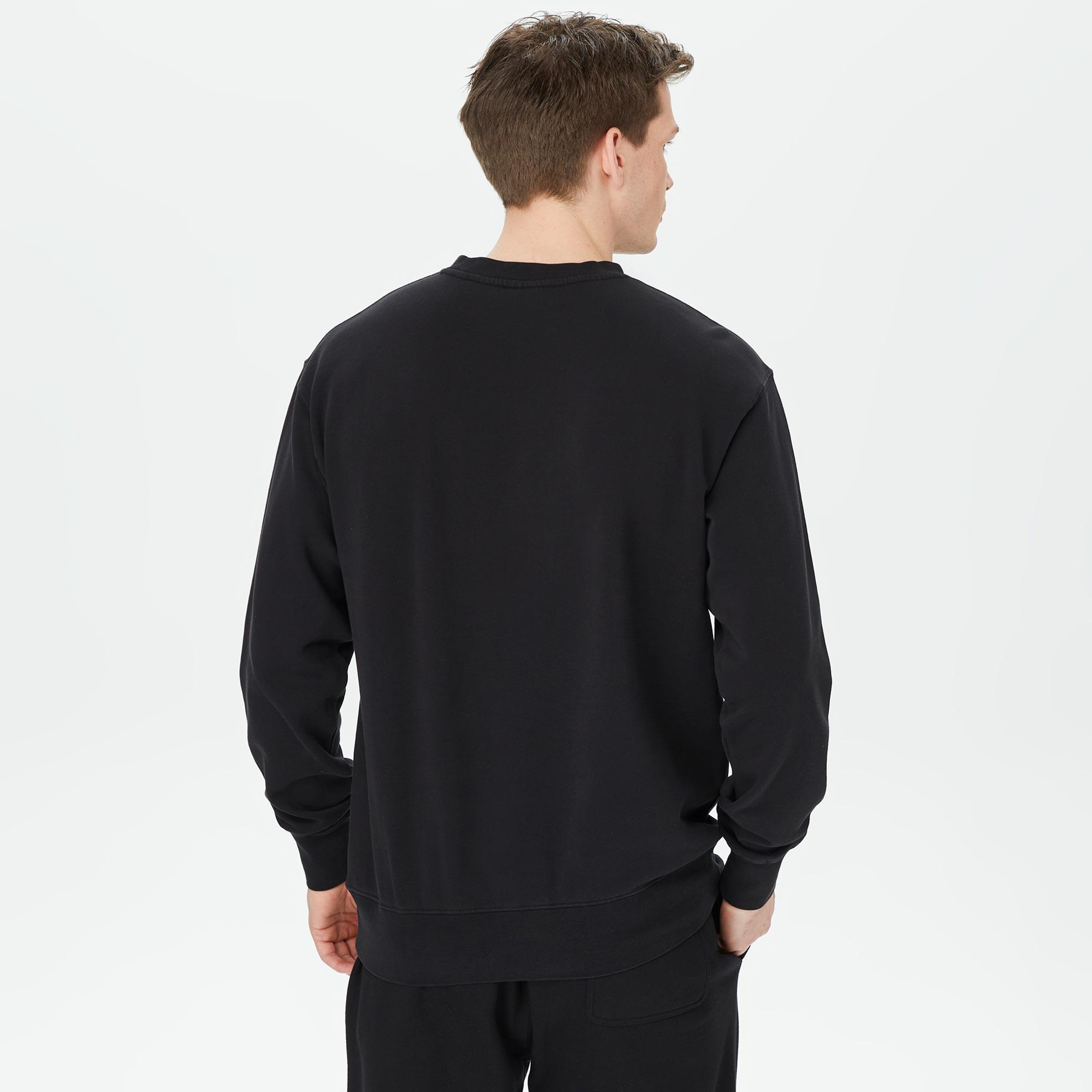 HUF Thanos Eye Washed  Erkek Siyah Sweatshirt