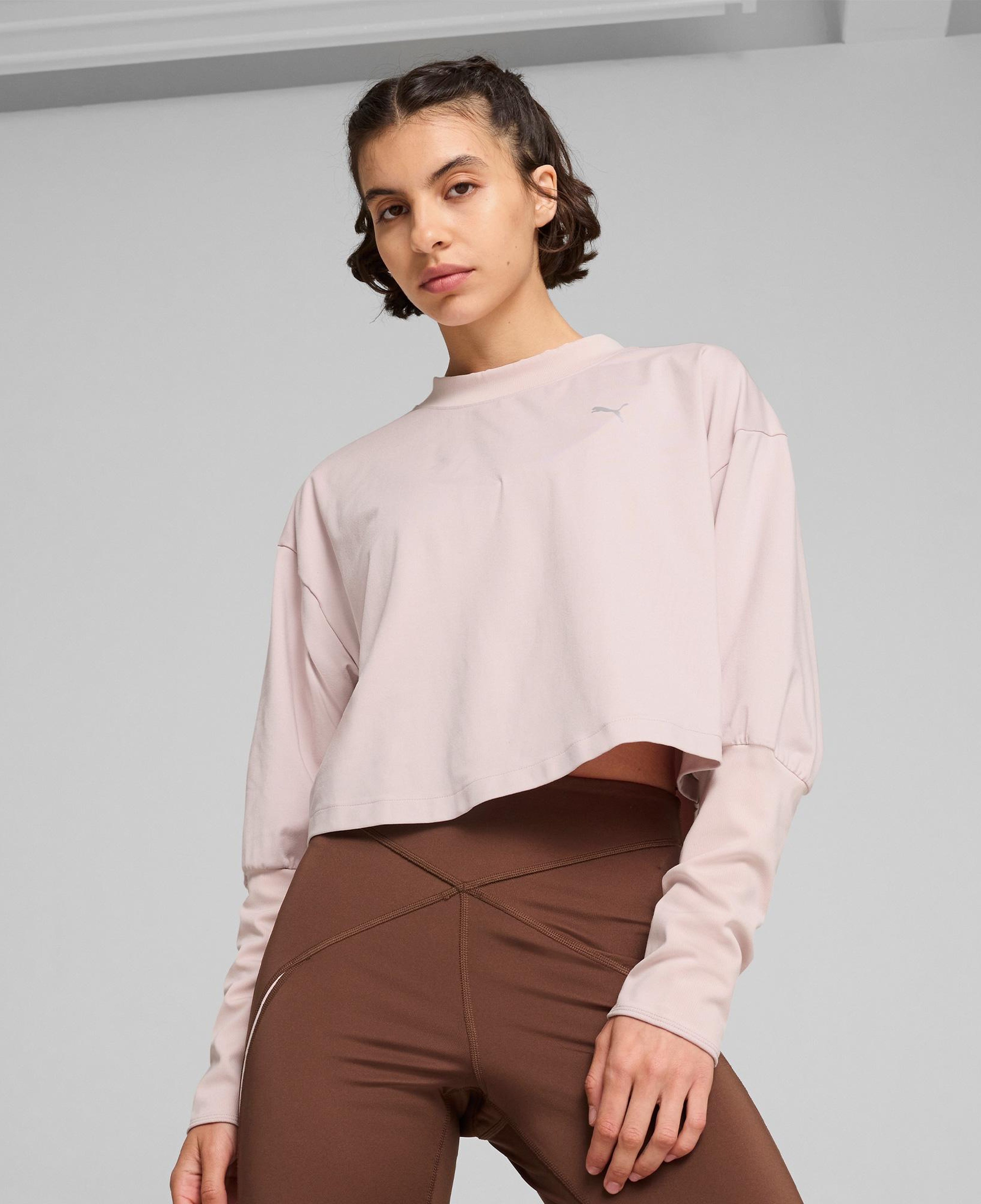 Puma Cloudspun Kadın Pembe Günlük Sweatshirt