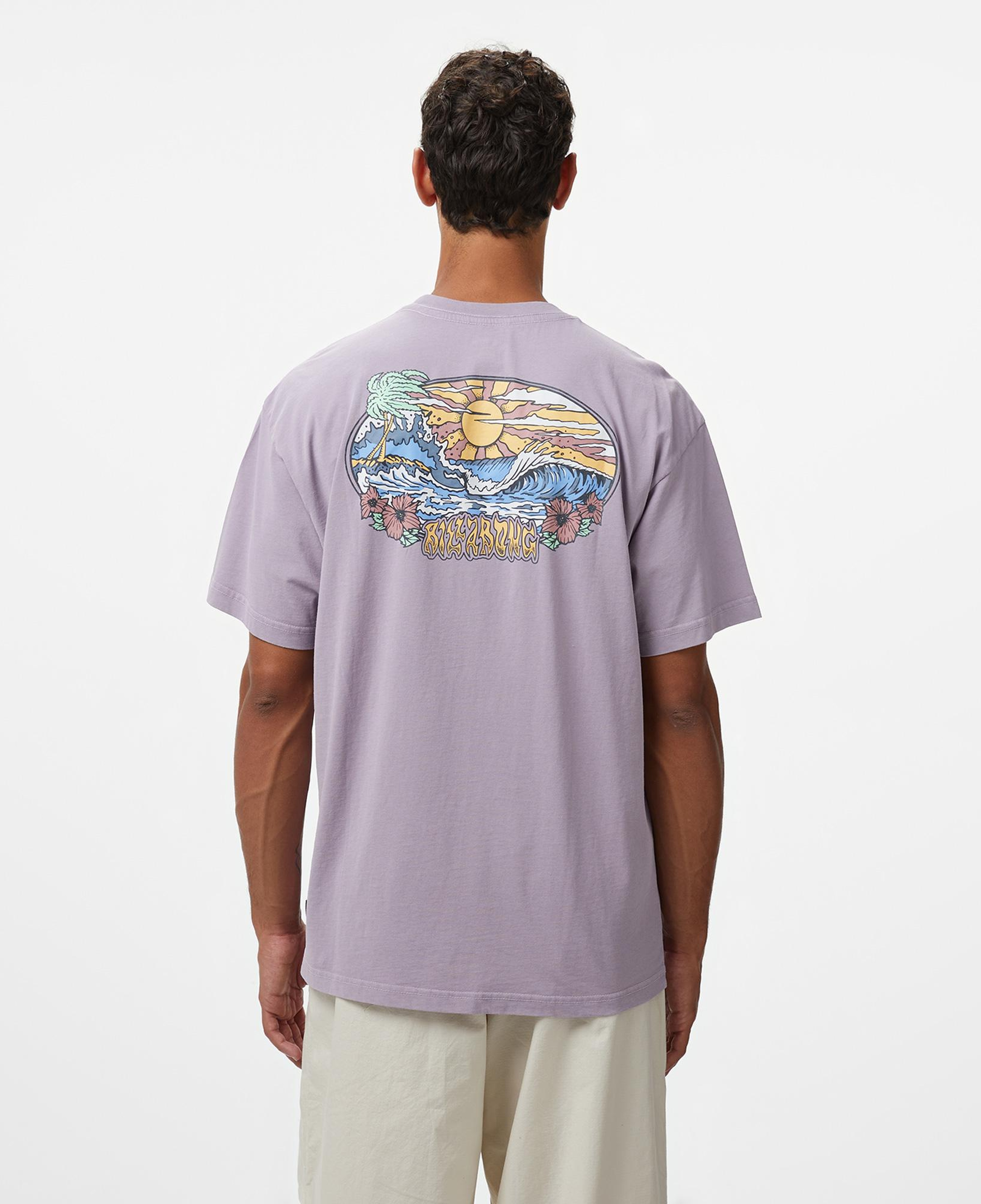 Billabong Hi Tide Erkek Mor T-Shirt