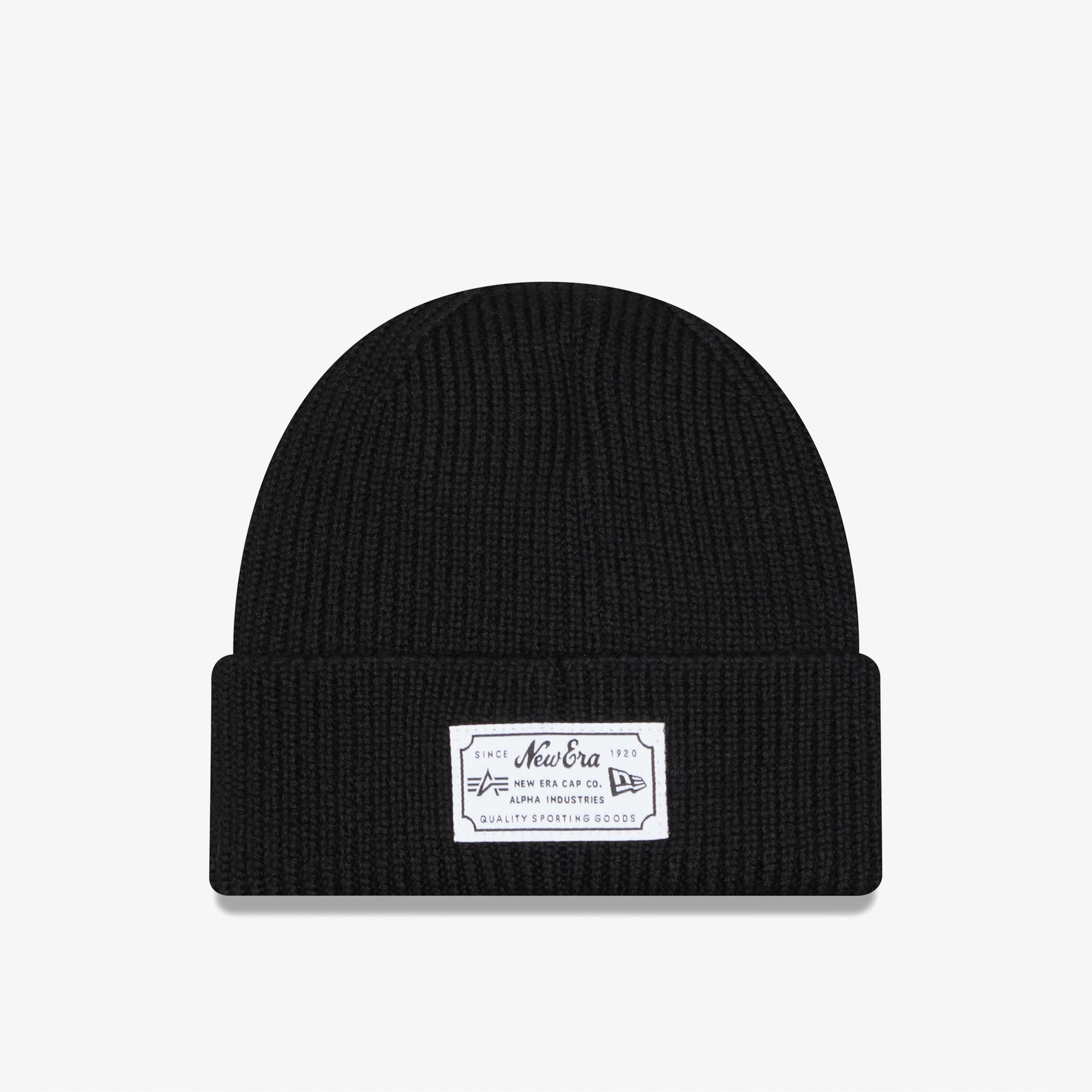 Alpha Industries x New Era Wascom Short Cuff Unisex Siyah Bere
