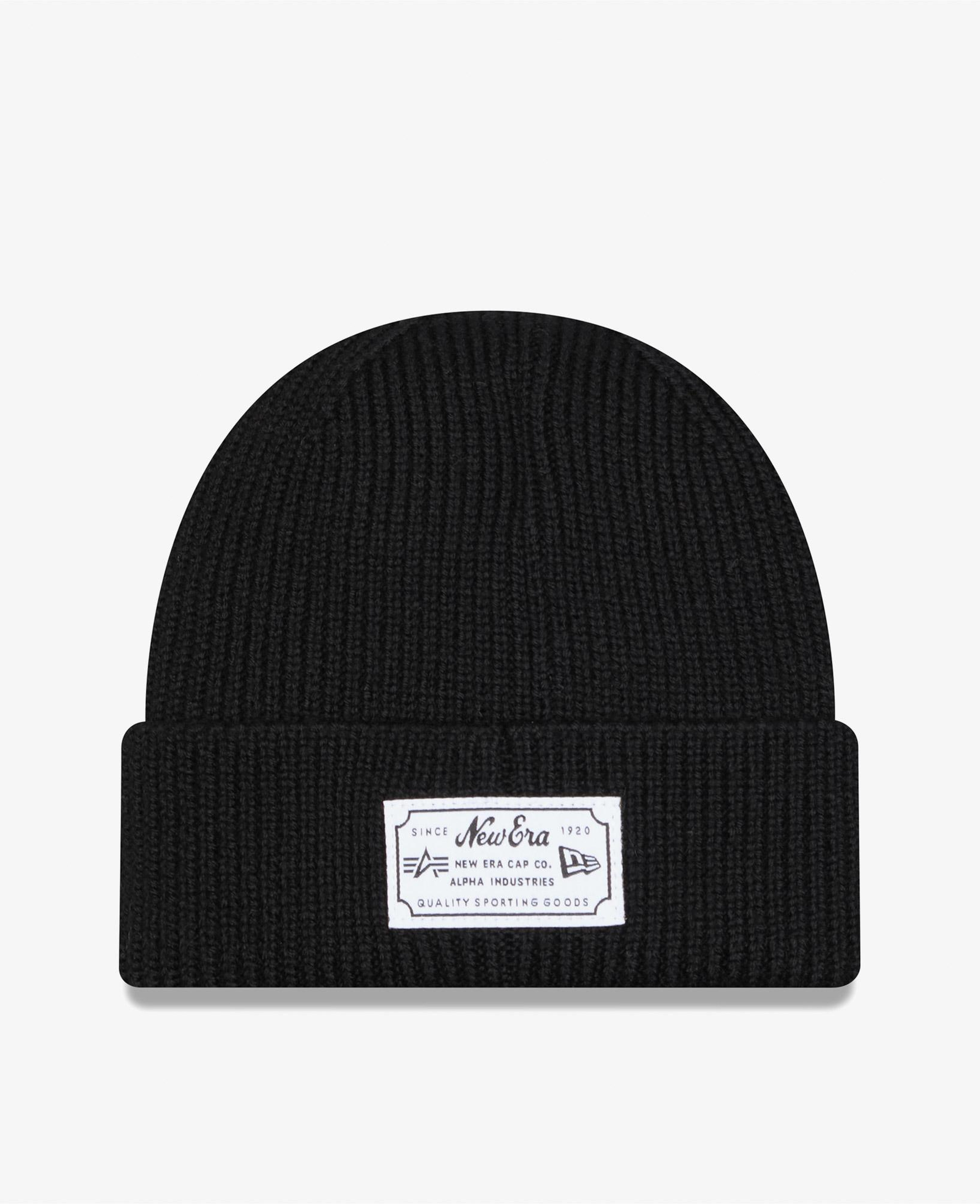 Alpha Industries x New Era Wascom Short Cuff Unisex Siyah Bere
