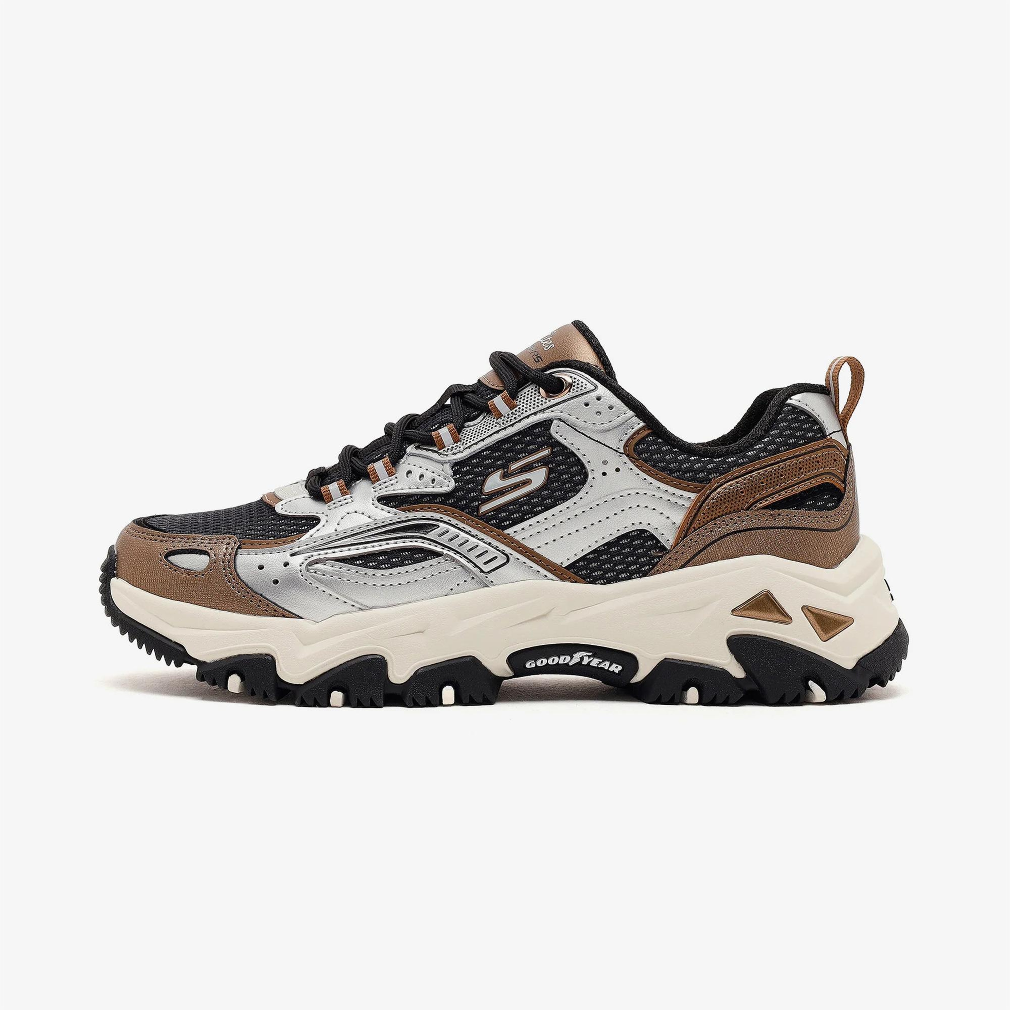 Skechers D'Lites Hiker Kadın Gri Spor Ayakkabı