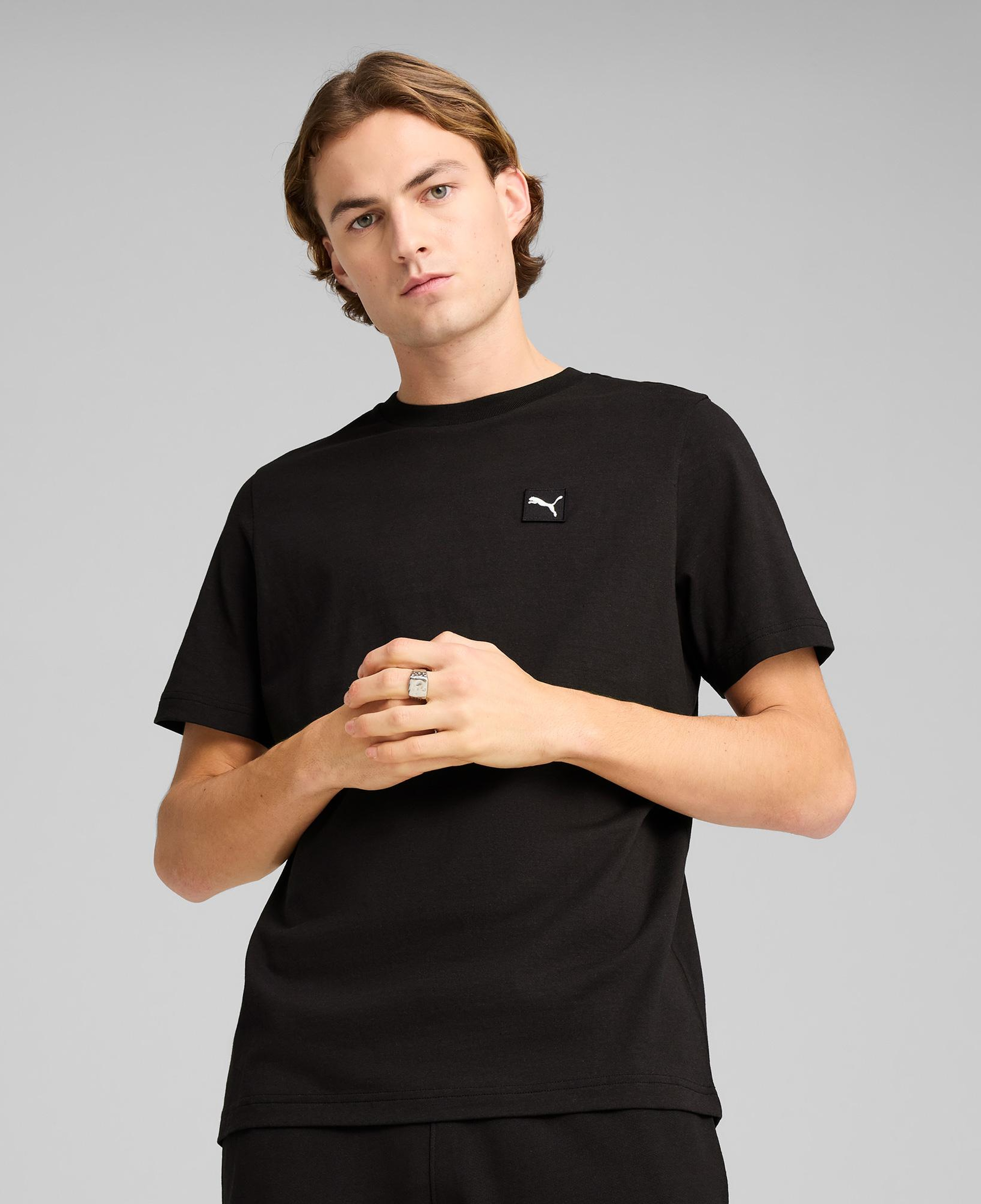 Puma Essentials Elevated Erkek Siyah Tişört