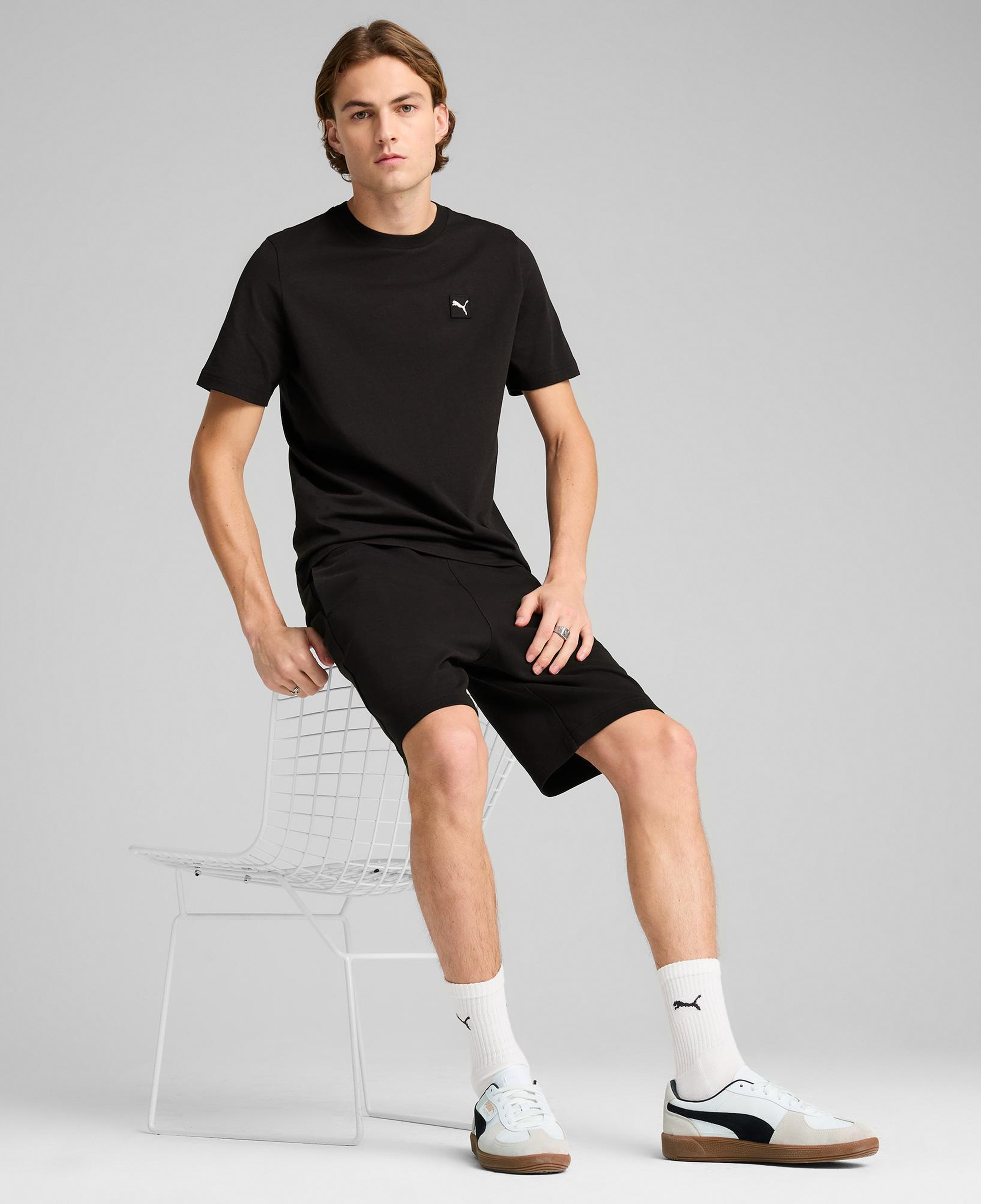 Puma Essentials Elevated Erkek Siyah Tişört