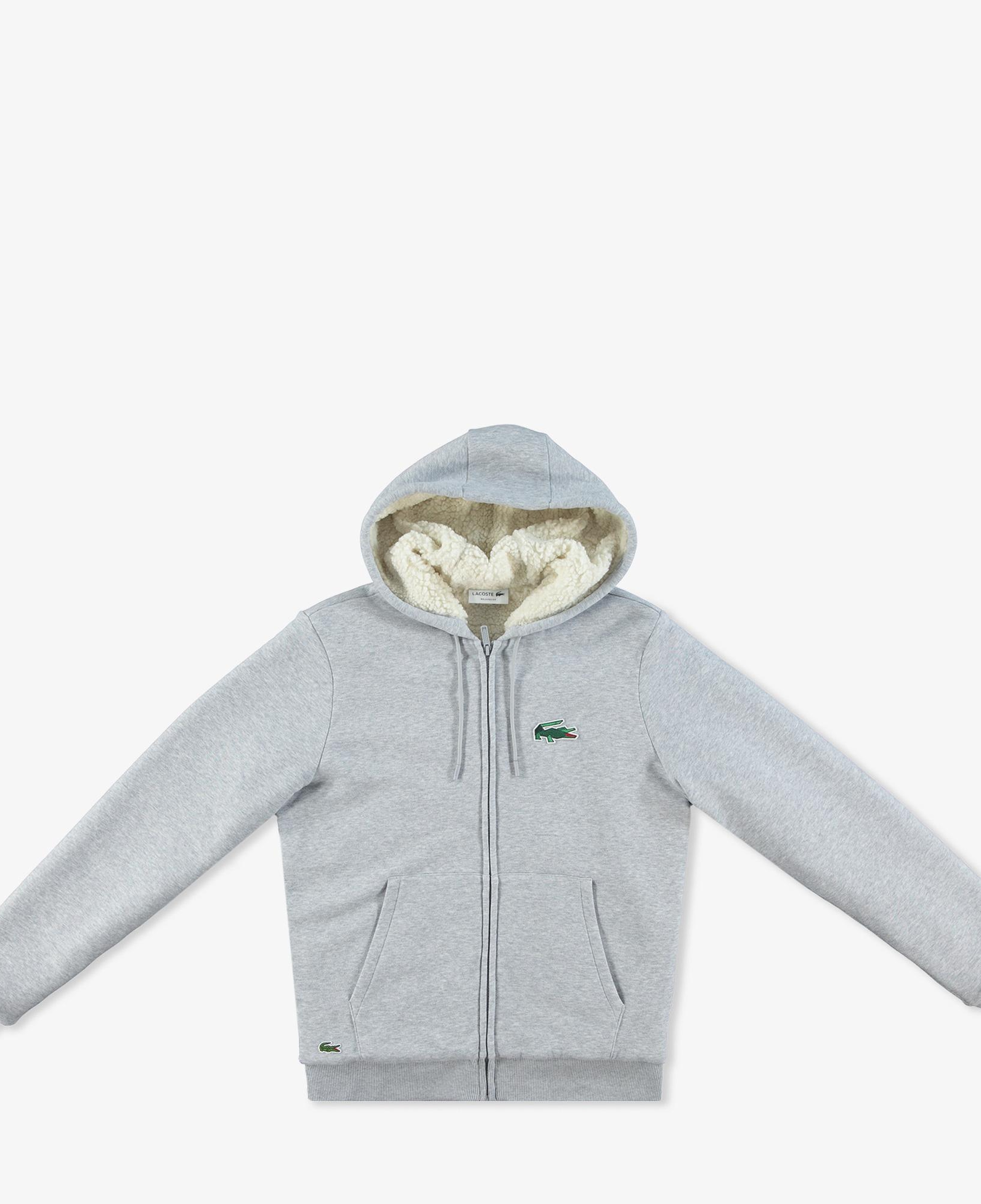 Erkek Relaxed Fit Kapüşonlu Gri Sweatshirt