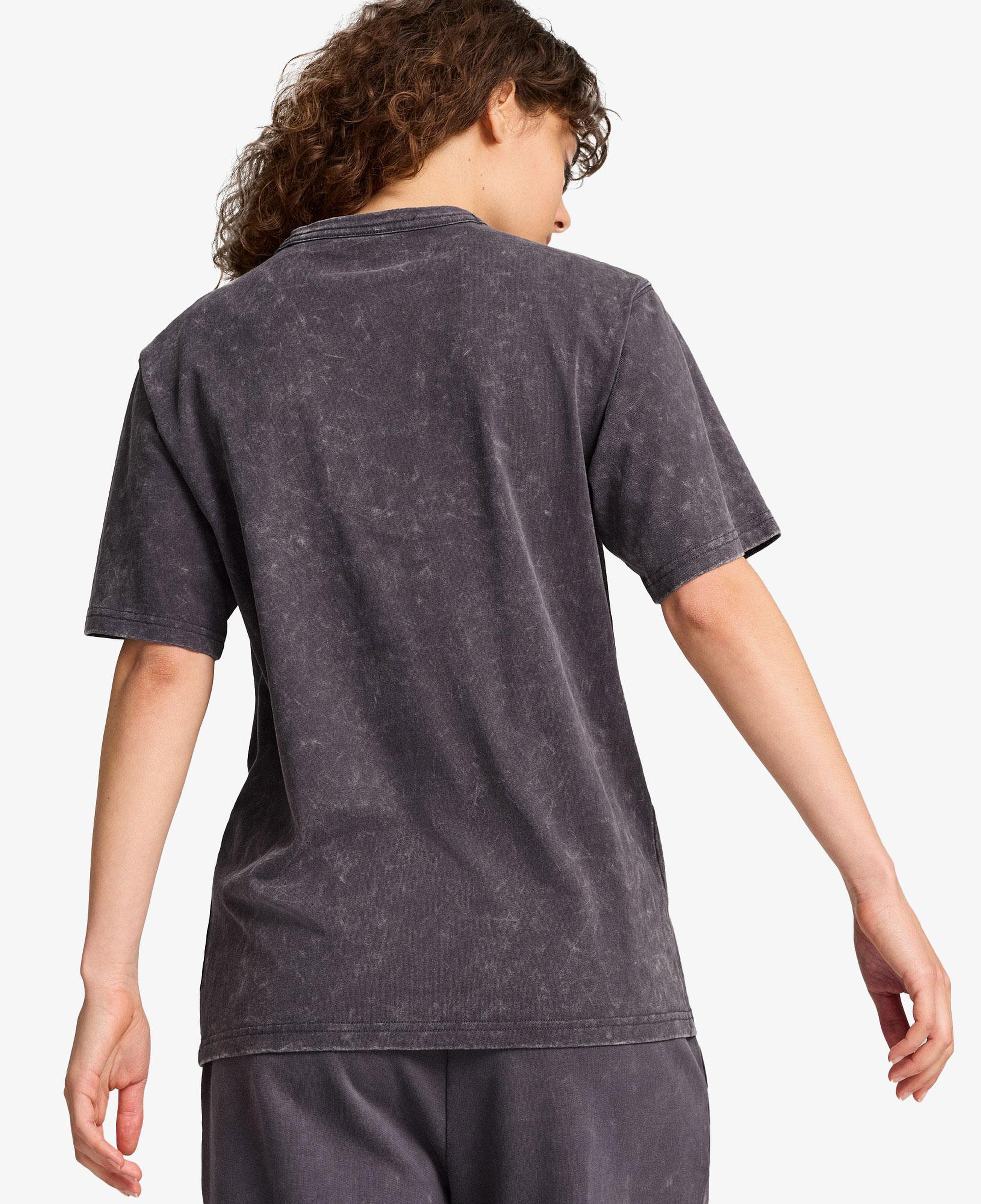 Puma Dare To Relaxed Washed Kadın Gri T-Shirt