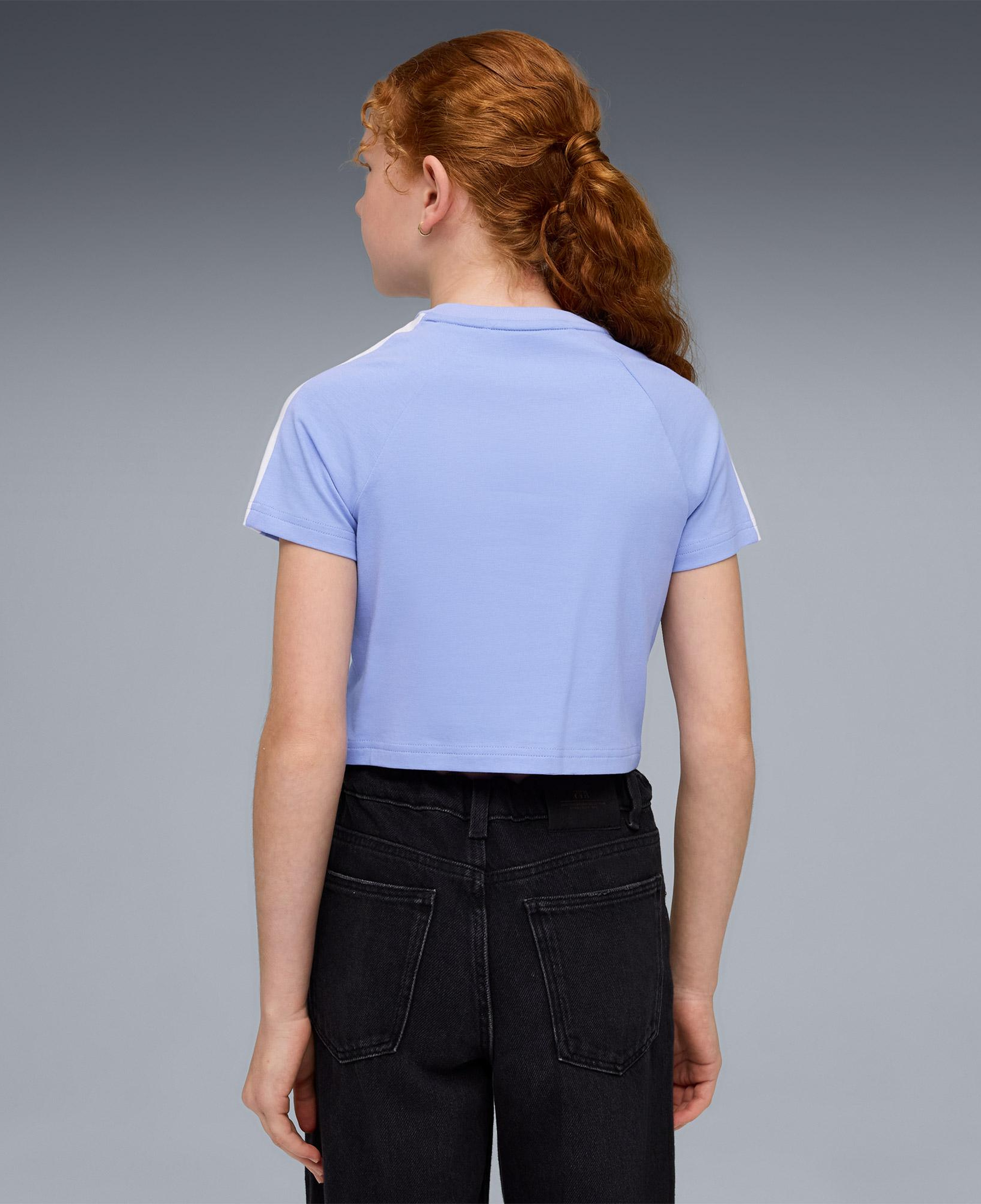 Puma T7 Baby  Çocuk Mor T-Shirt