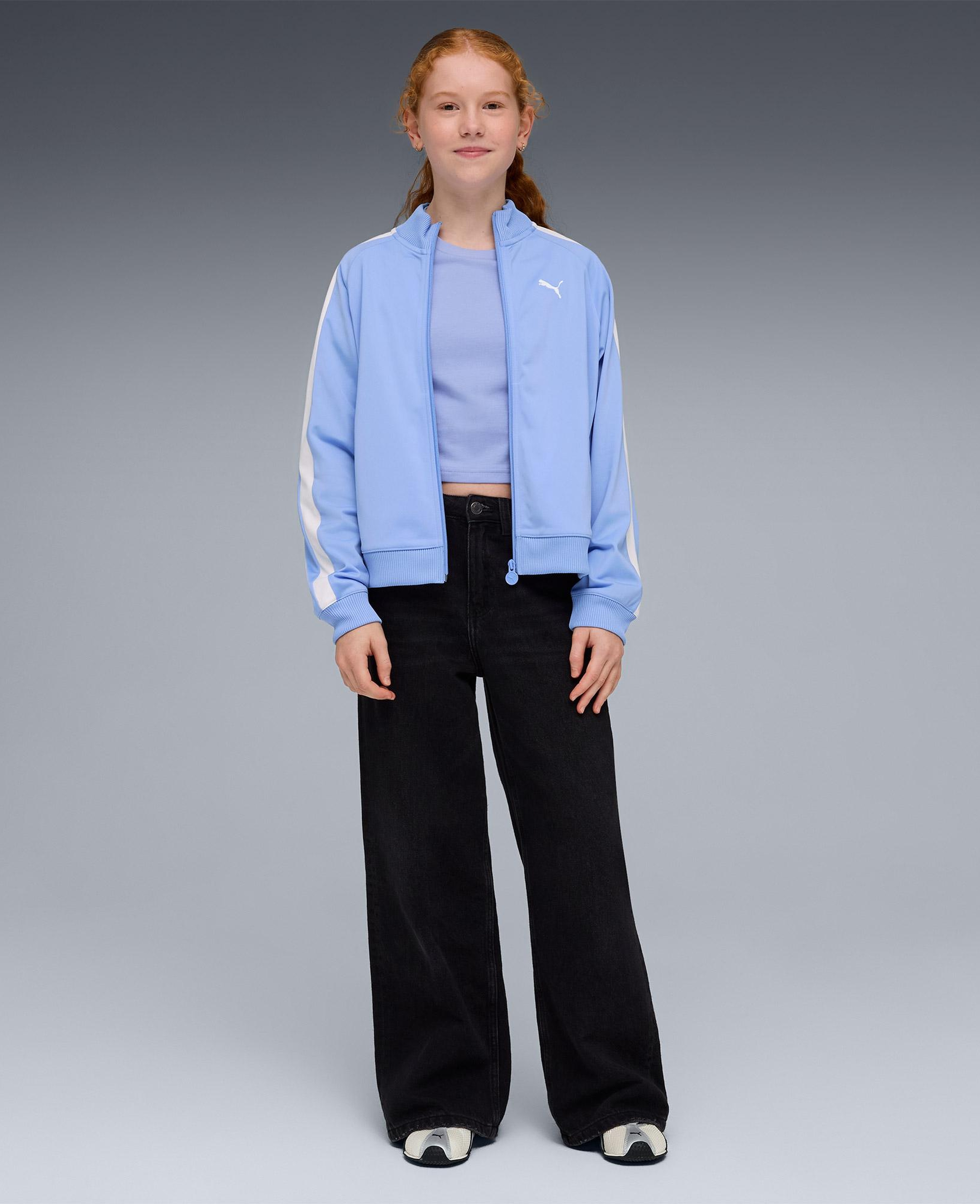 Puma T7 Baby  Çocuk Mor T-Shirt