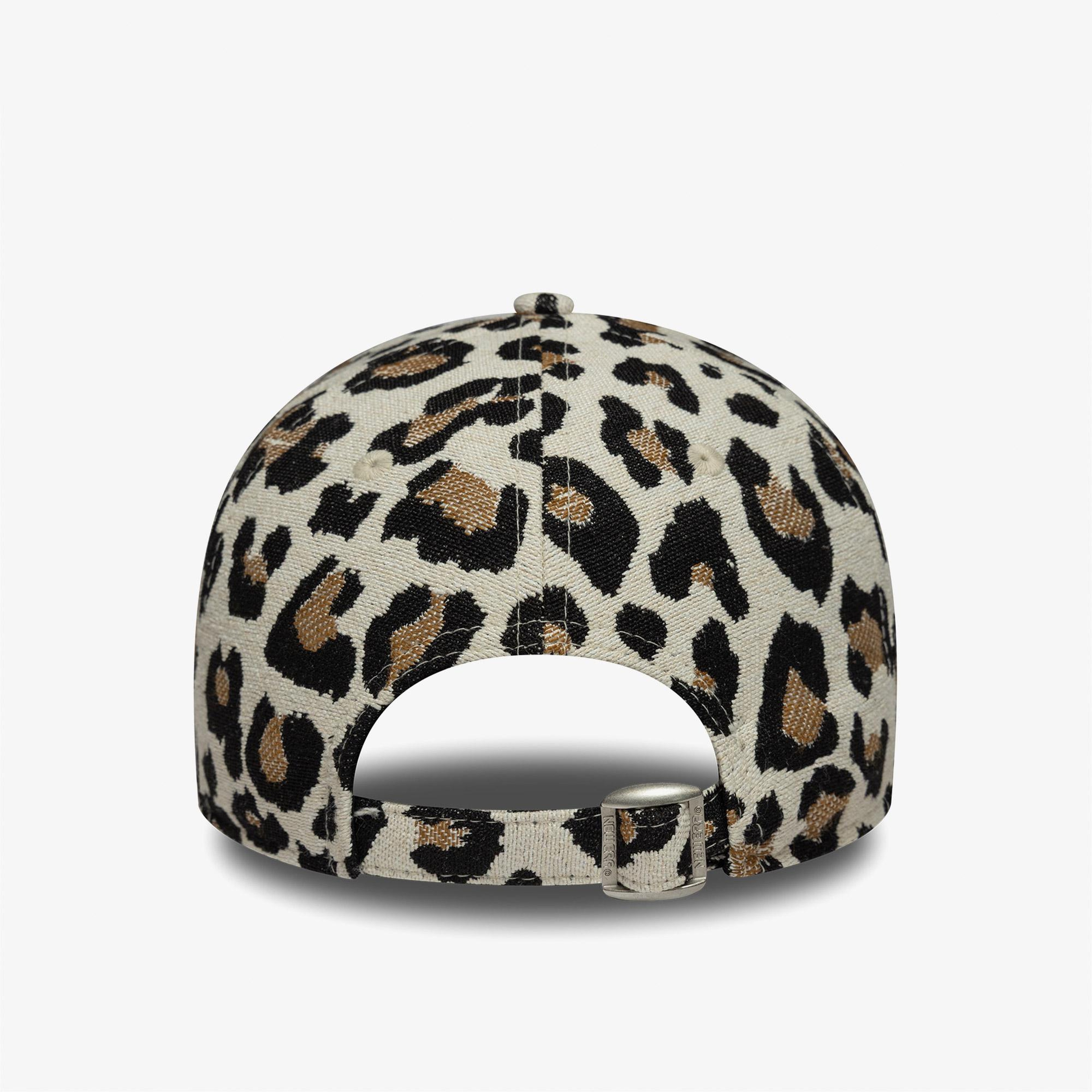 New Era Leopard Mid 9Forty Neyyan Kadın Bej Şapka