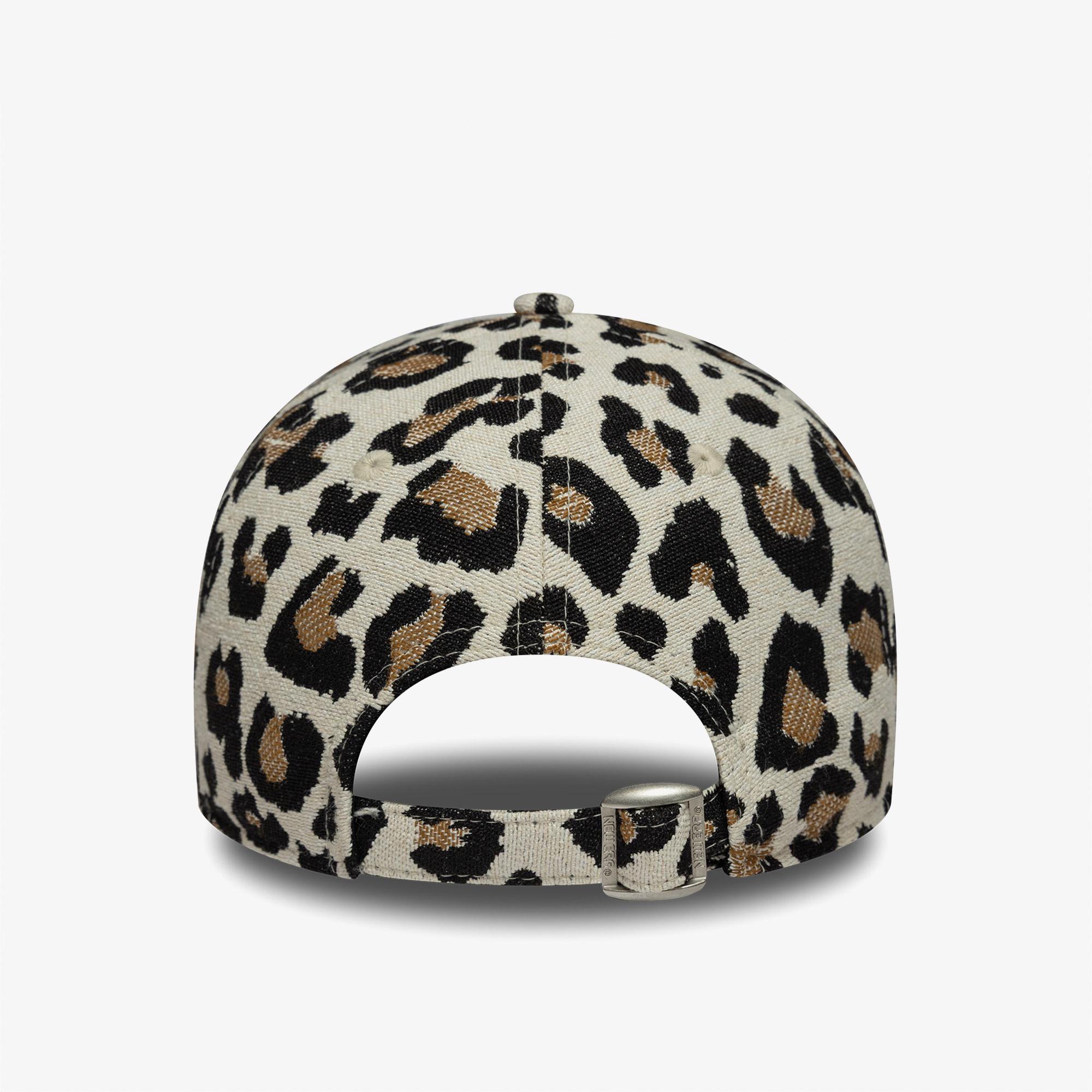 New Era Leopard Mid 9Forty Neyyan Kadın Bej Şapka