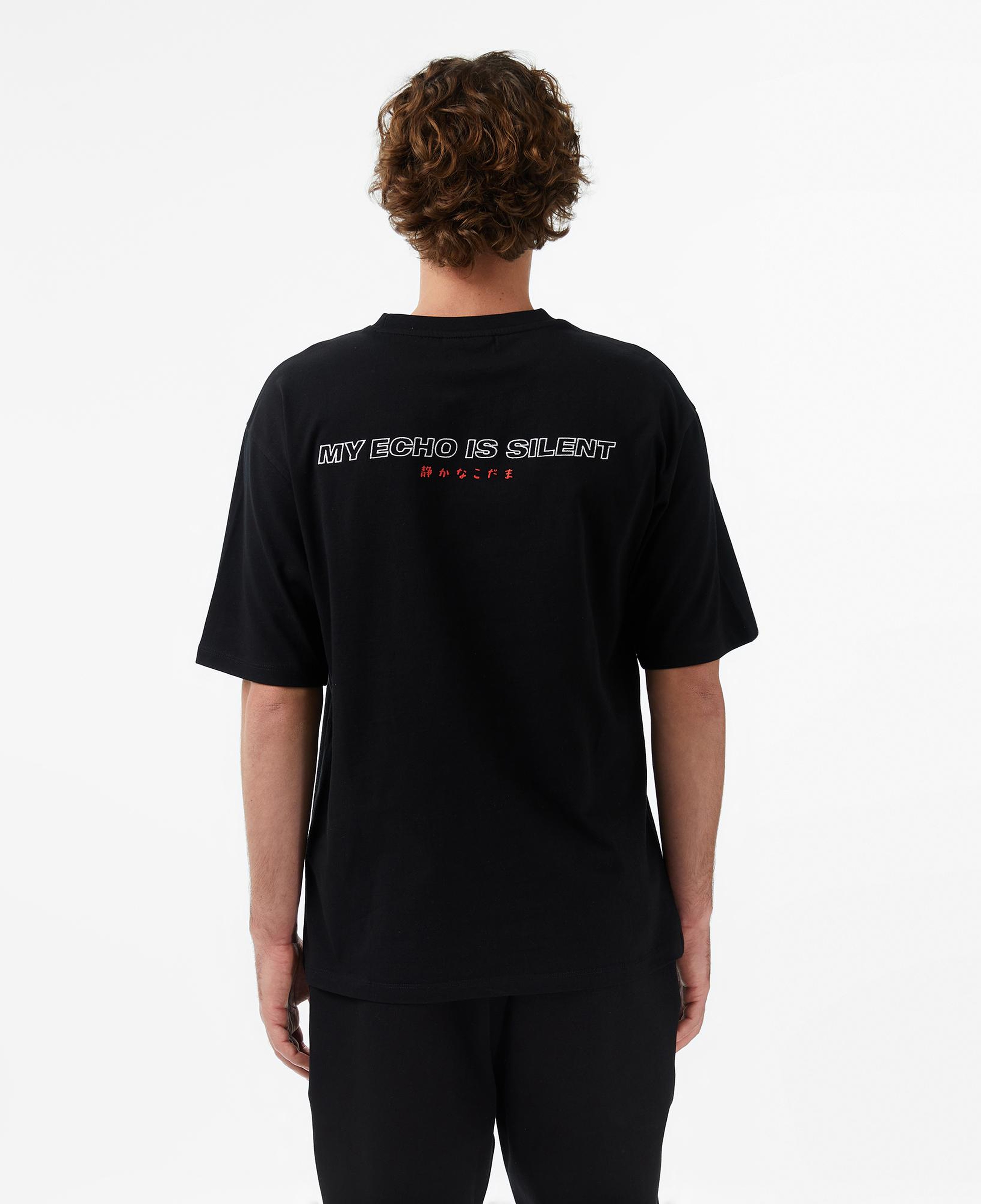 UNITED4 Regular Fit Erkek Siyah T-Shirt