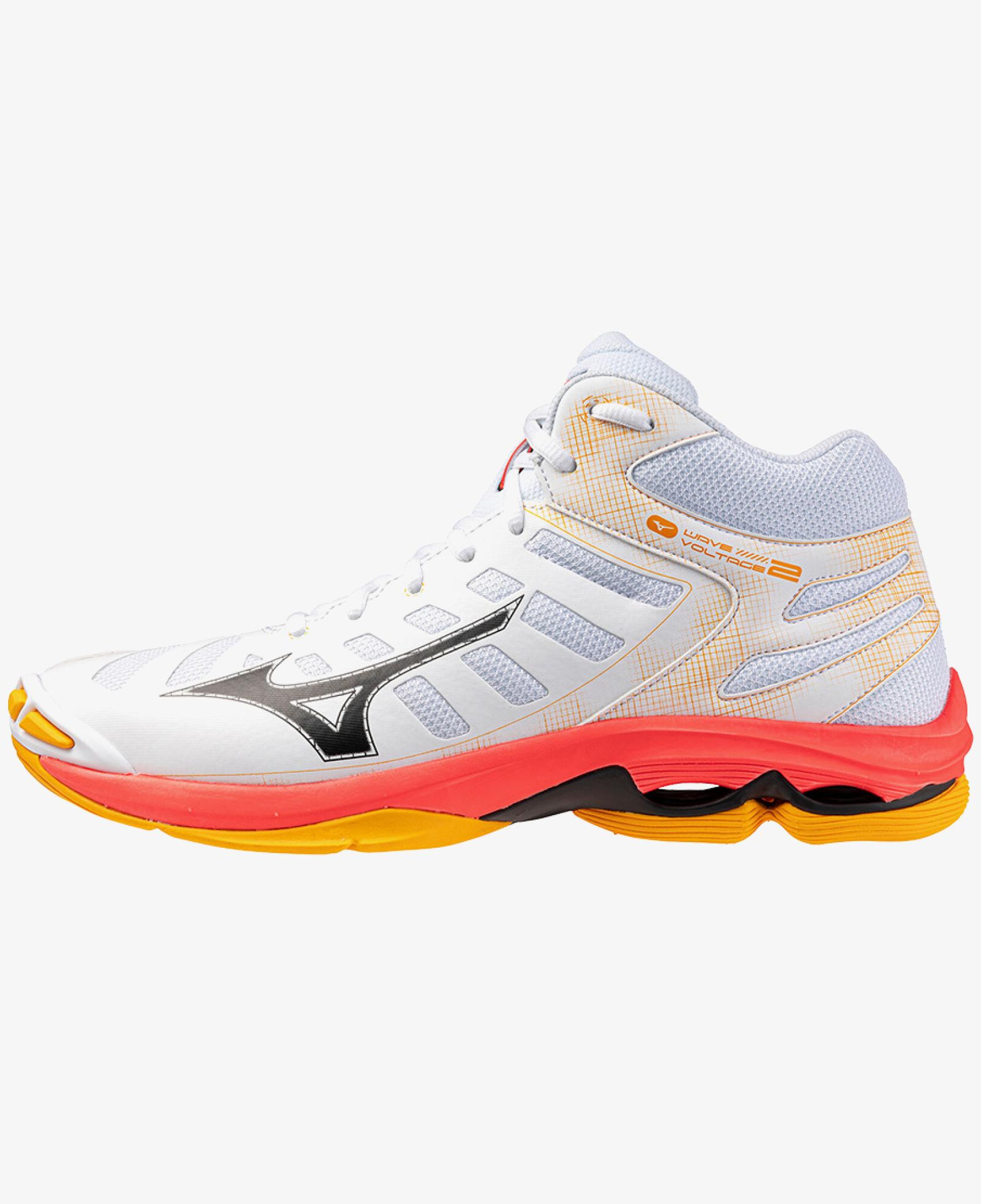 Mizuno Wave Voltage 2 Mid Kadın Beyaz Koşu Ayakkabısı