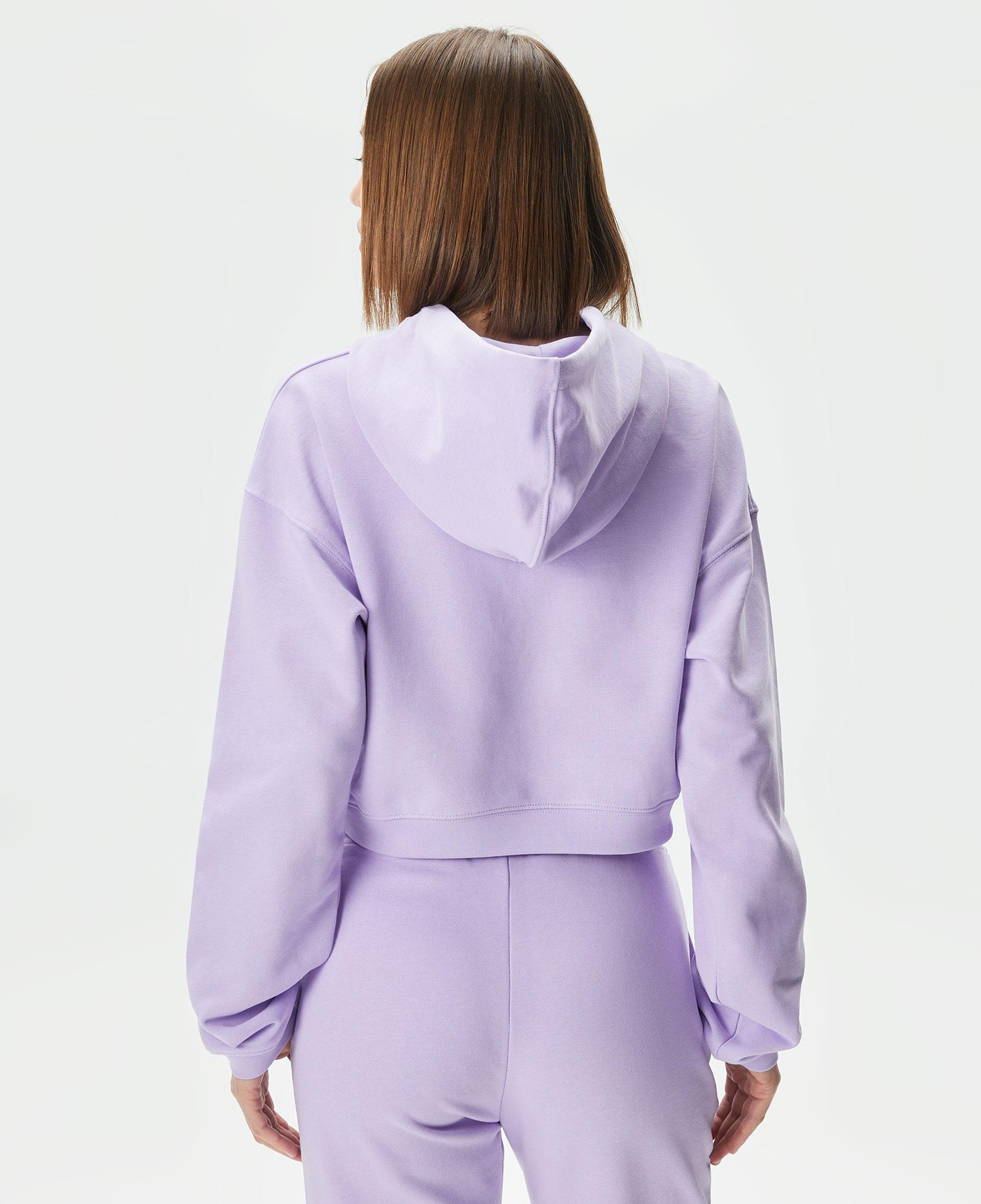 Les Benjamins Essential 303 Kadın Mor Hoodie