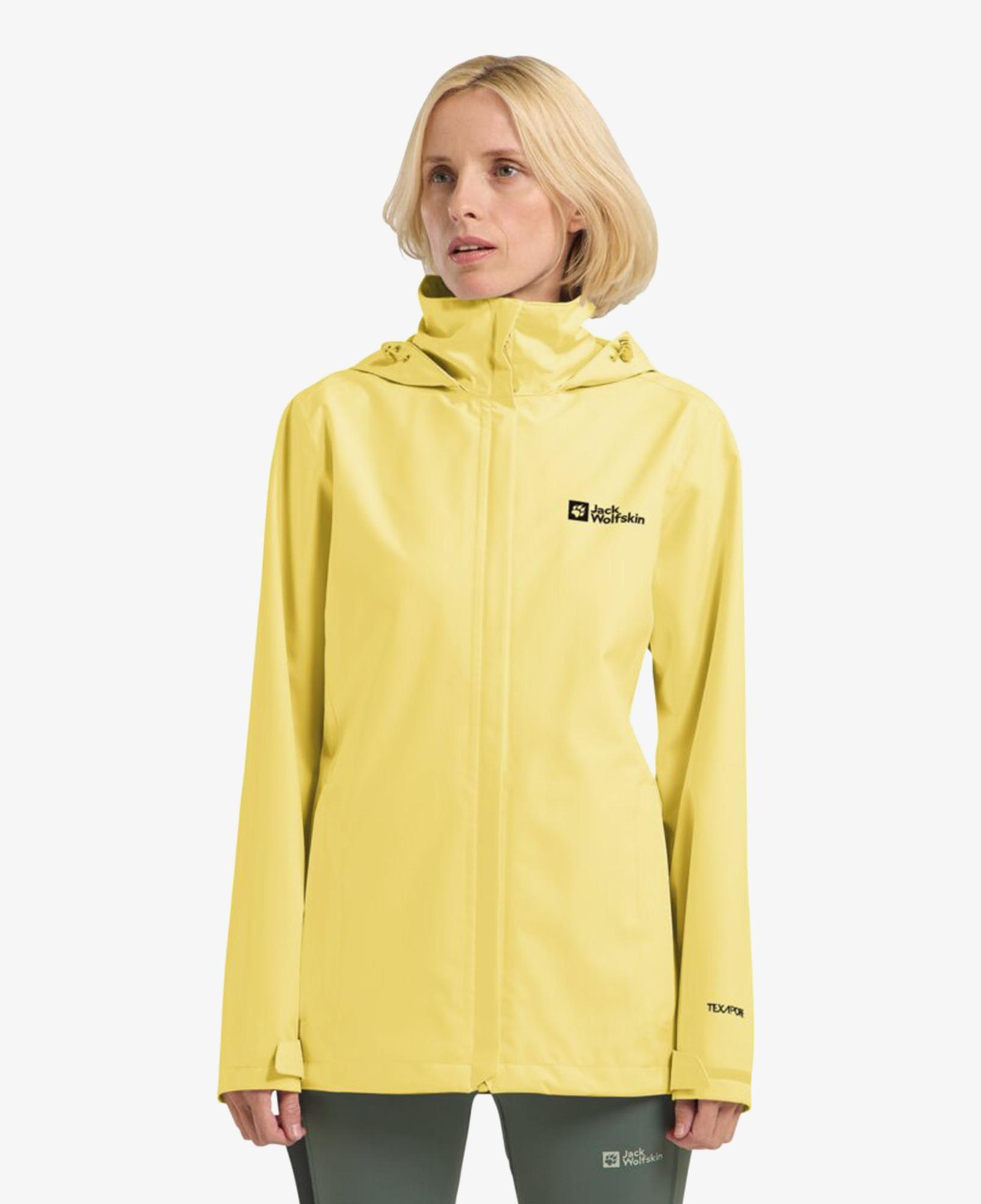 Jack Wolfskin Trailtime 2L Kadın Sarı Ceket