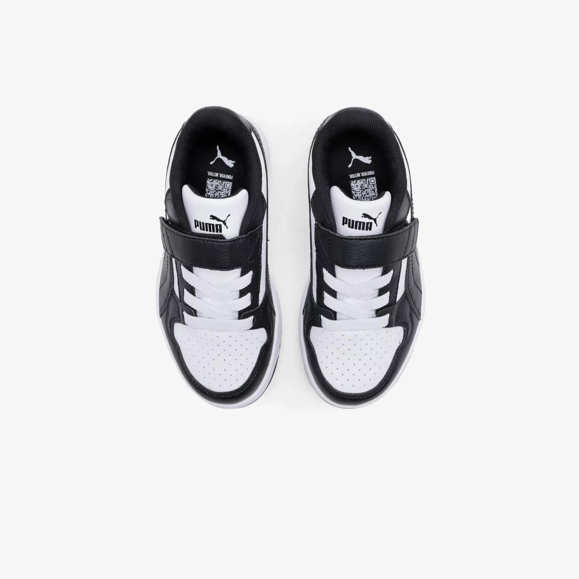 Puma Rebound L Çocuk Siyah Spor Ayakkabı