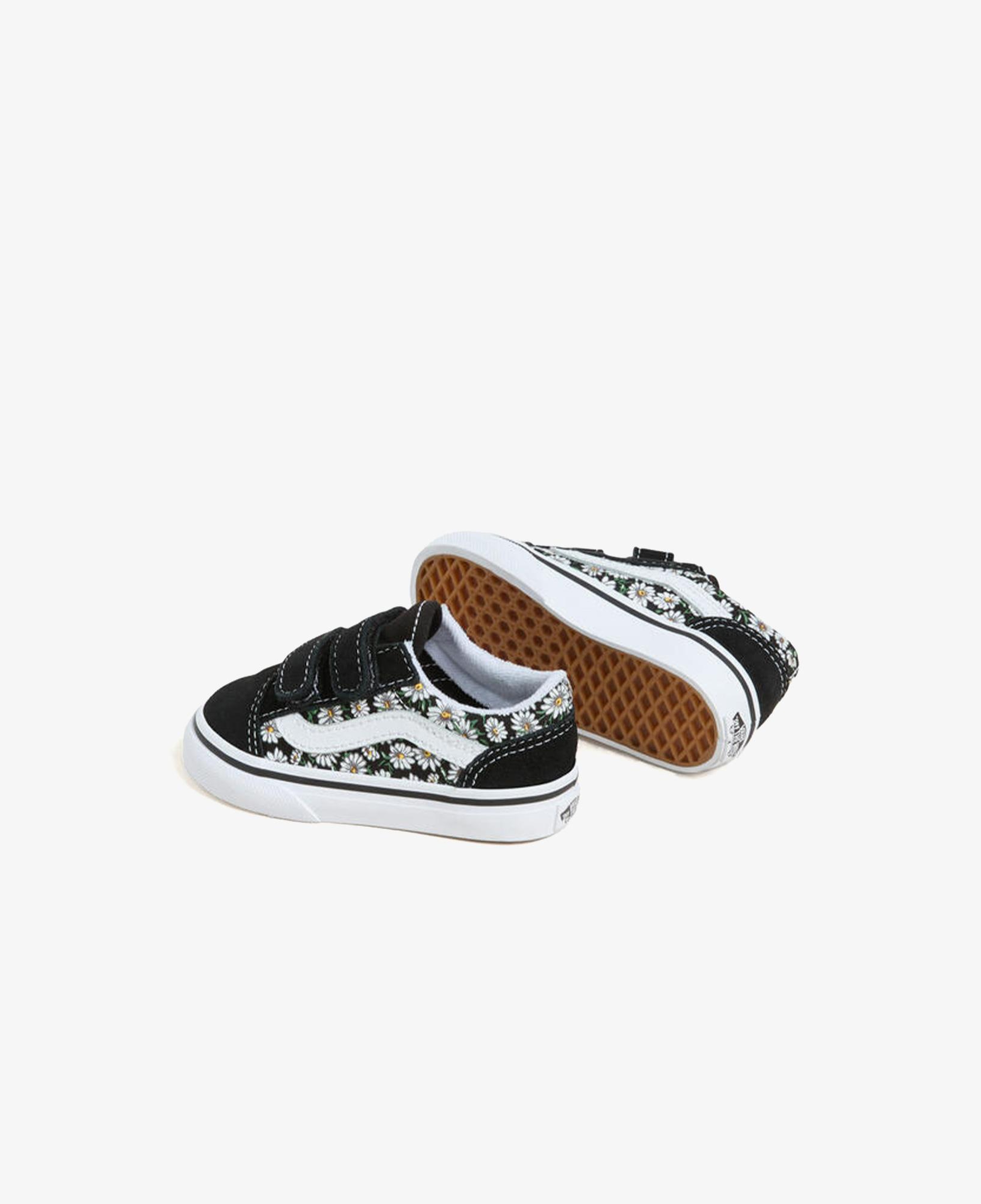 Vans Old Skool Daisies Bebek Siyah Sneaker
