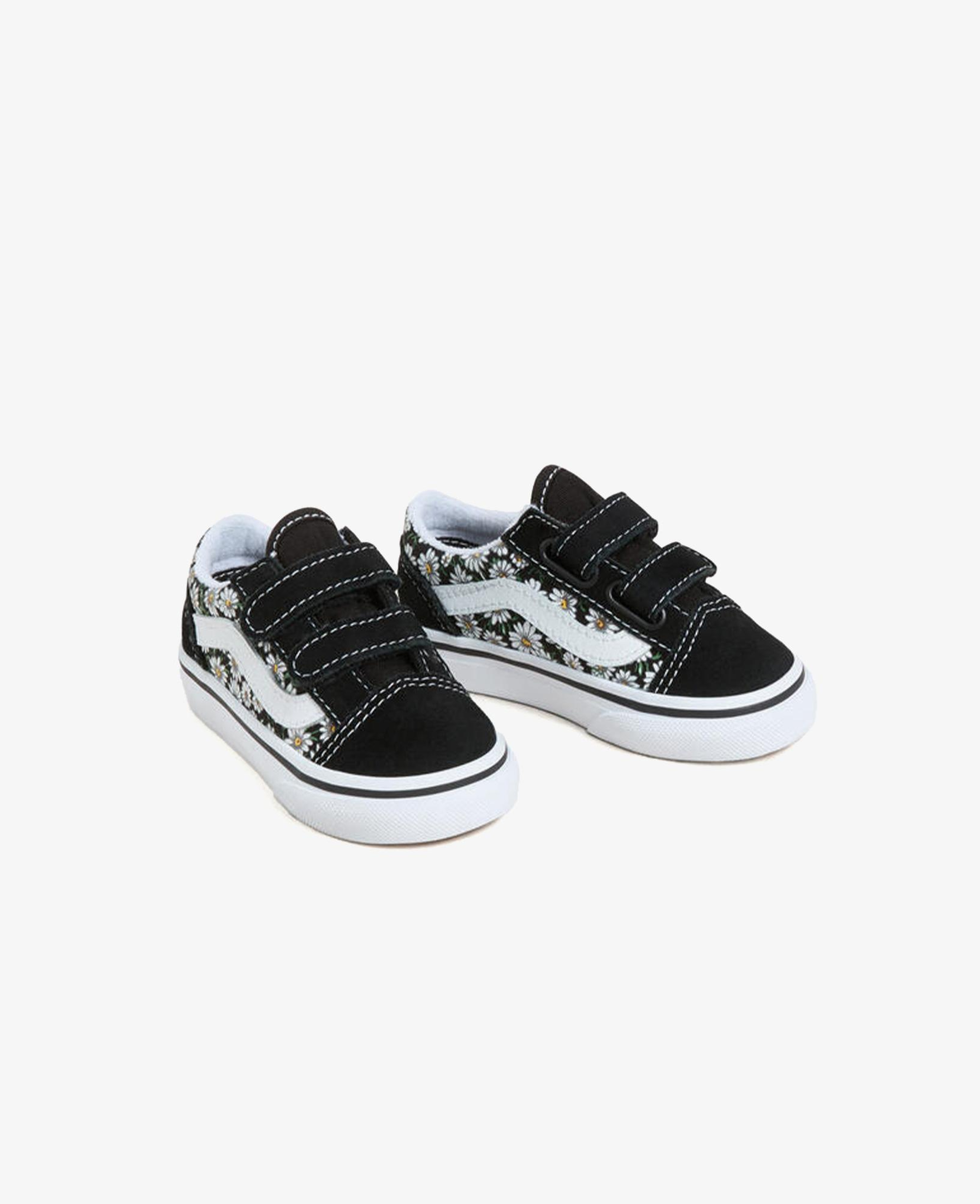 Vans Old Skool Daisies Bebek Siyah Sneaker