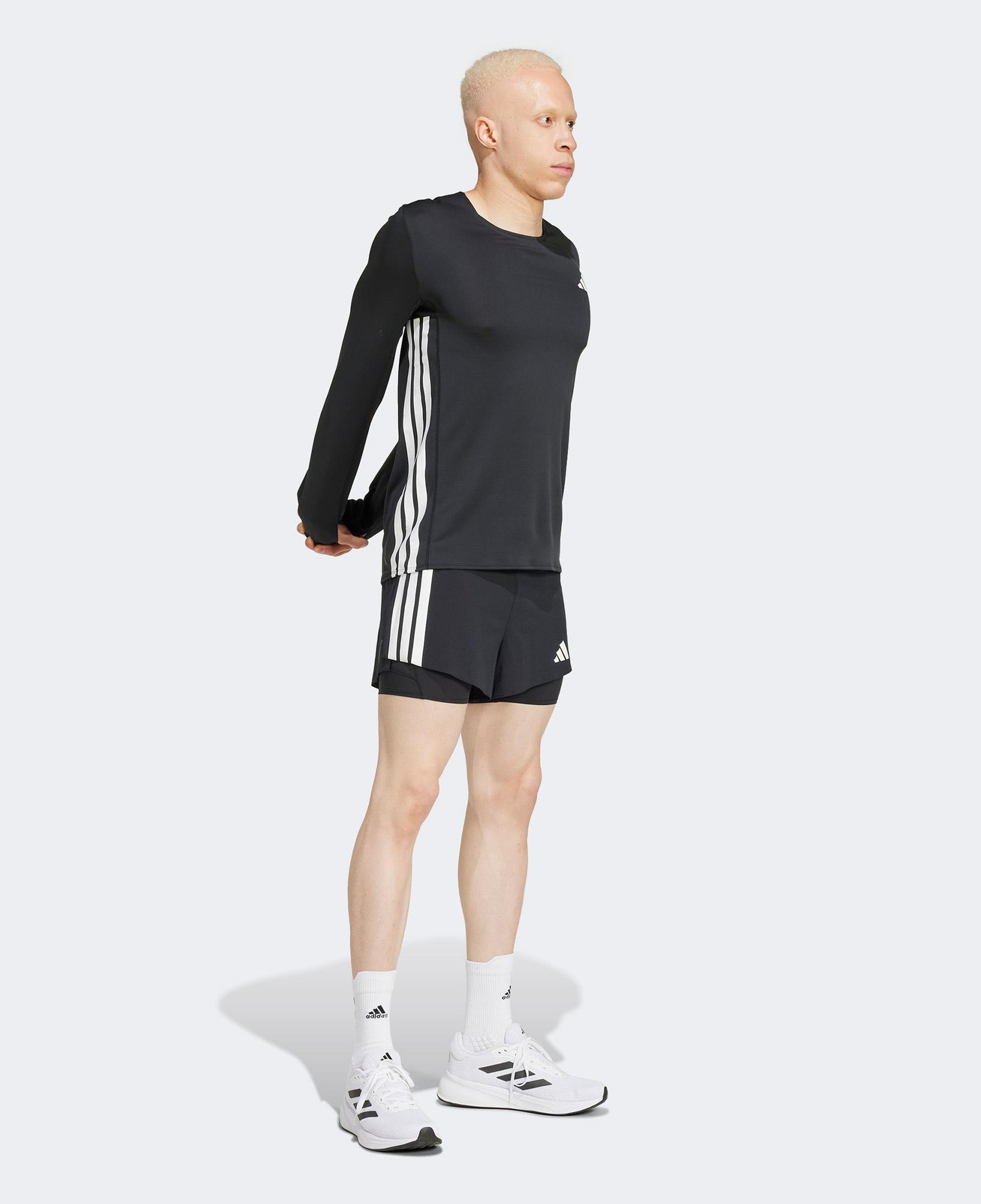 adidas Adizero Erkek Siyah Koşu T-Shirt