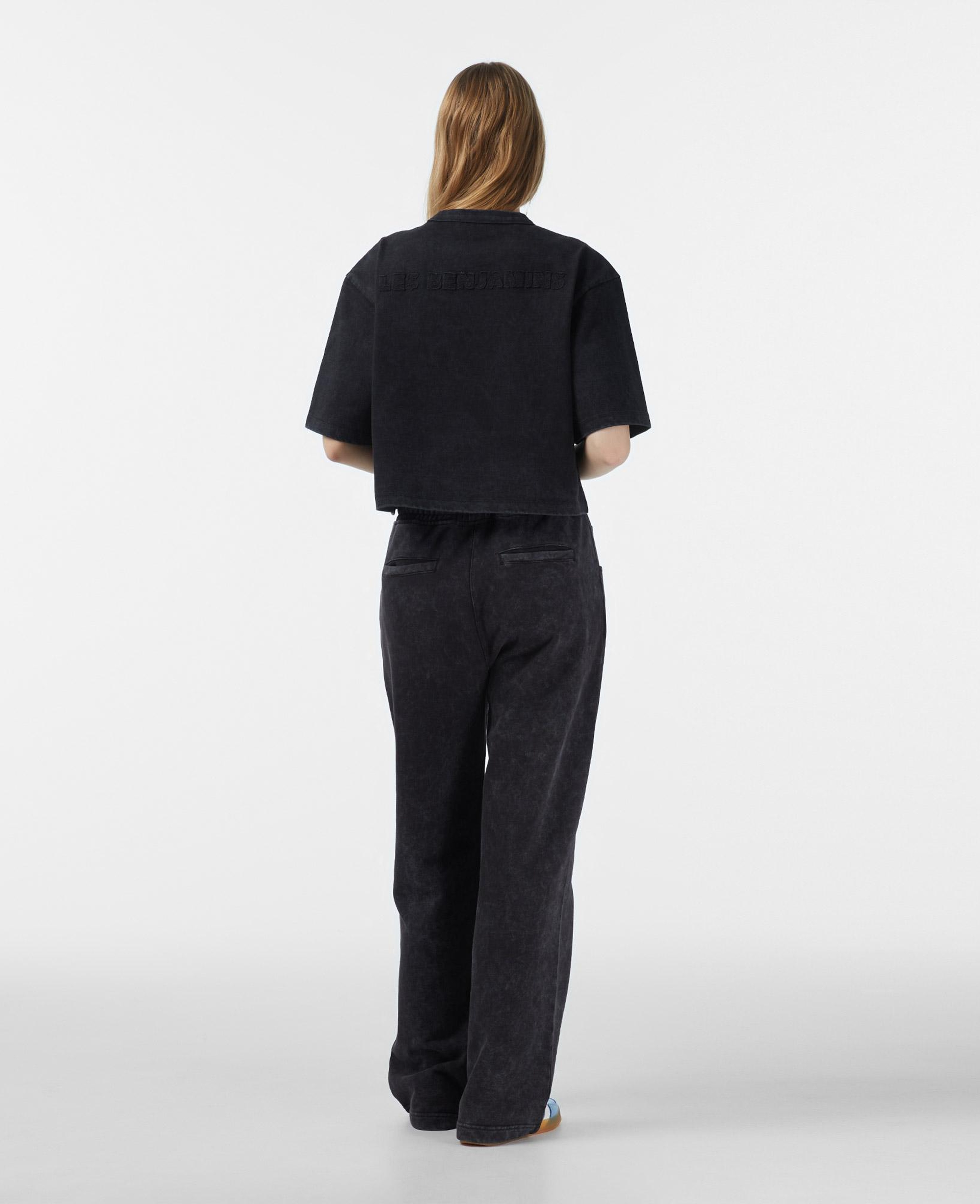 Les Benjamins Relaxed Fit Kadın Siyah Eşofman Altı