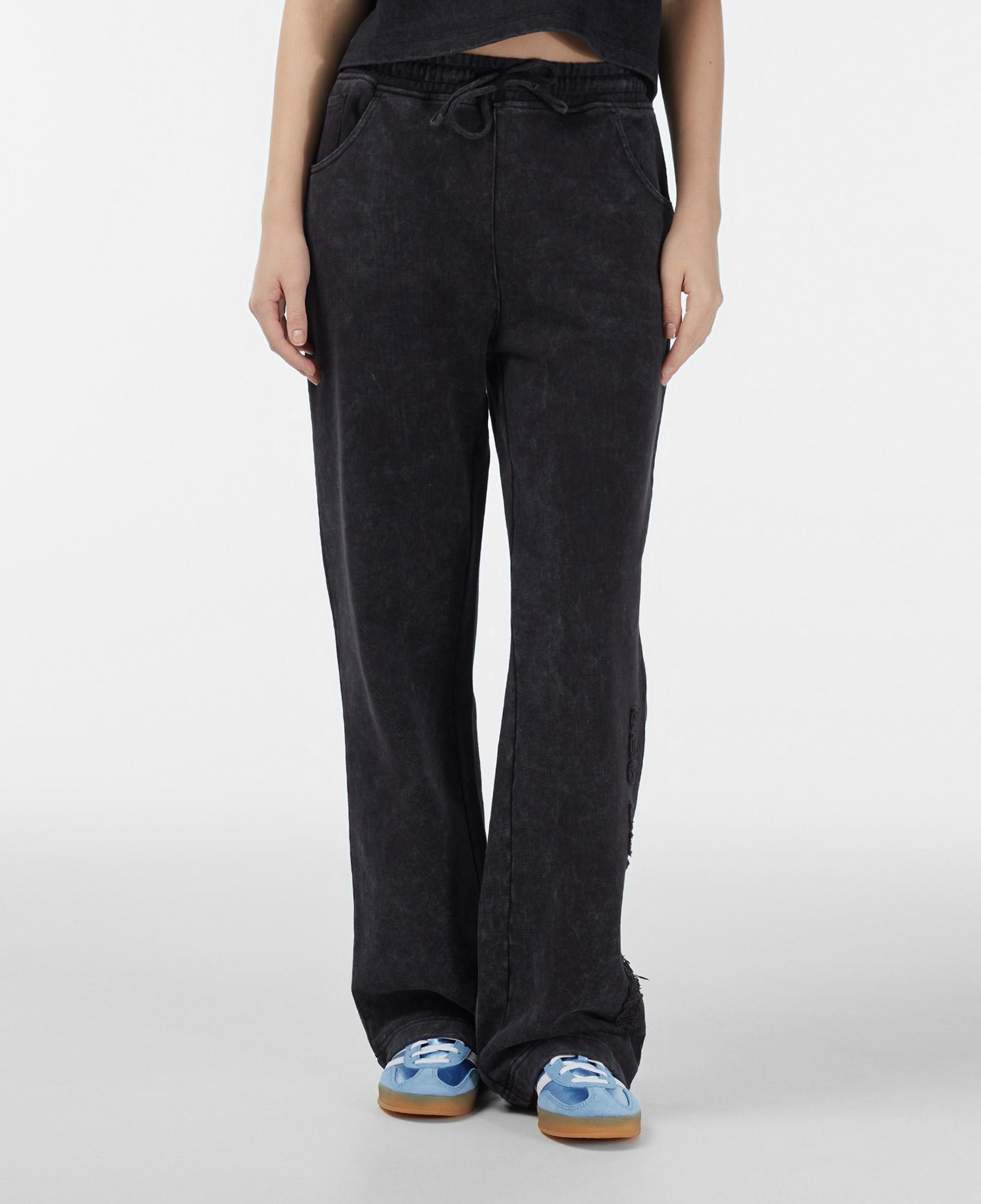 Les Benjamins Relaxed Fit Kadın Siyah Eşofman Altı