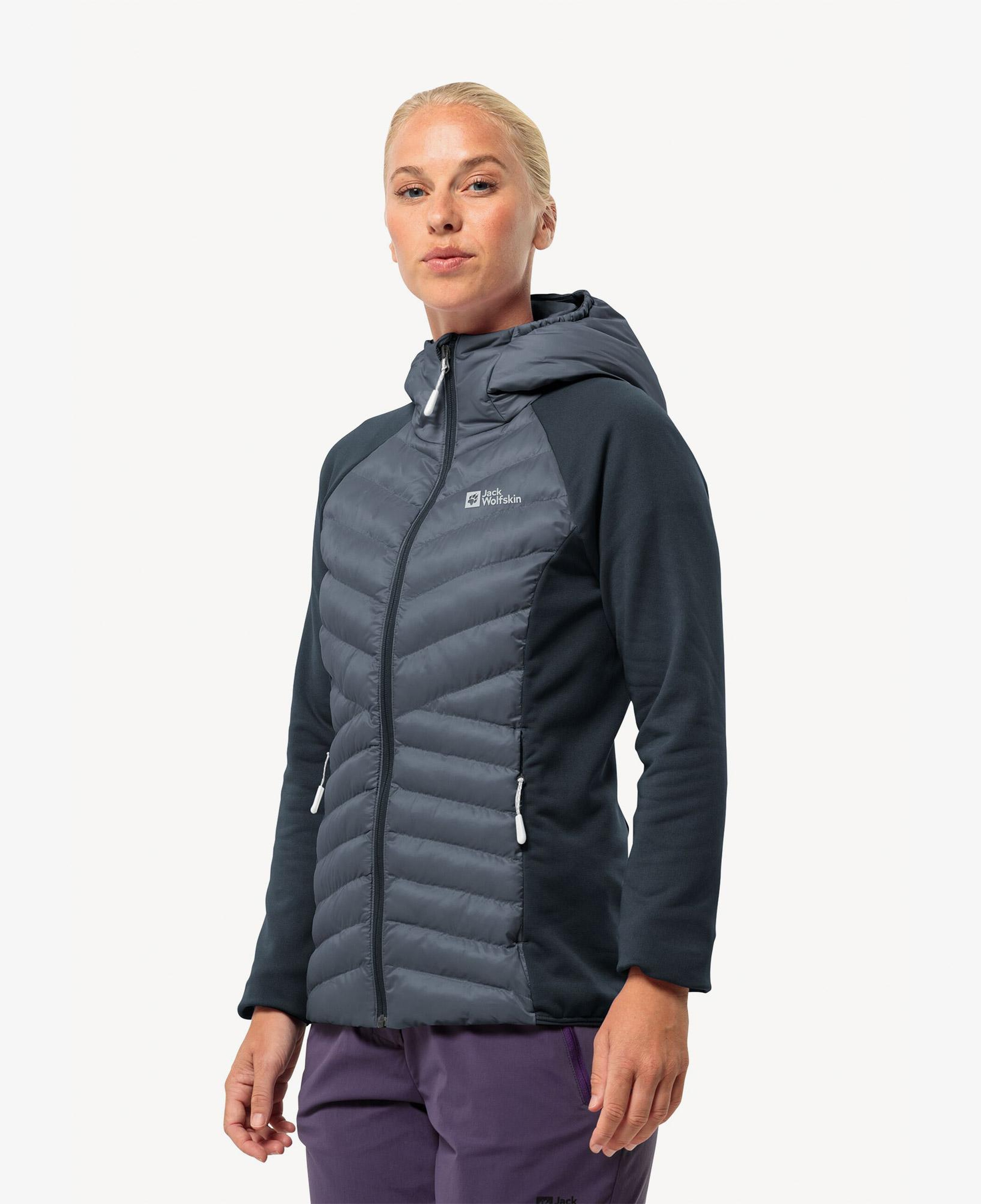 Jack Wolfskin Routeburn Hybird Kadın Siyah Mont