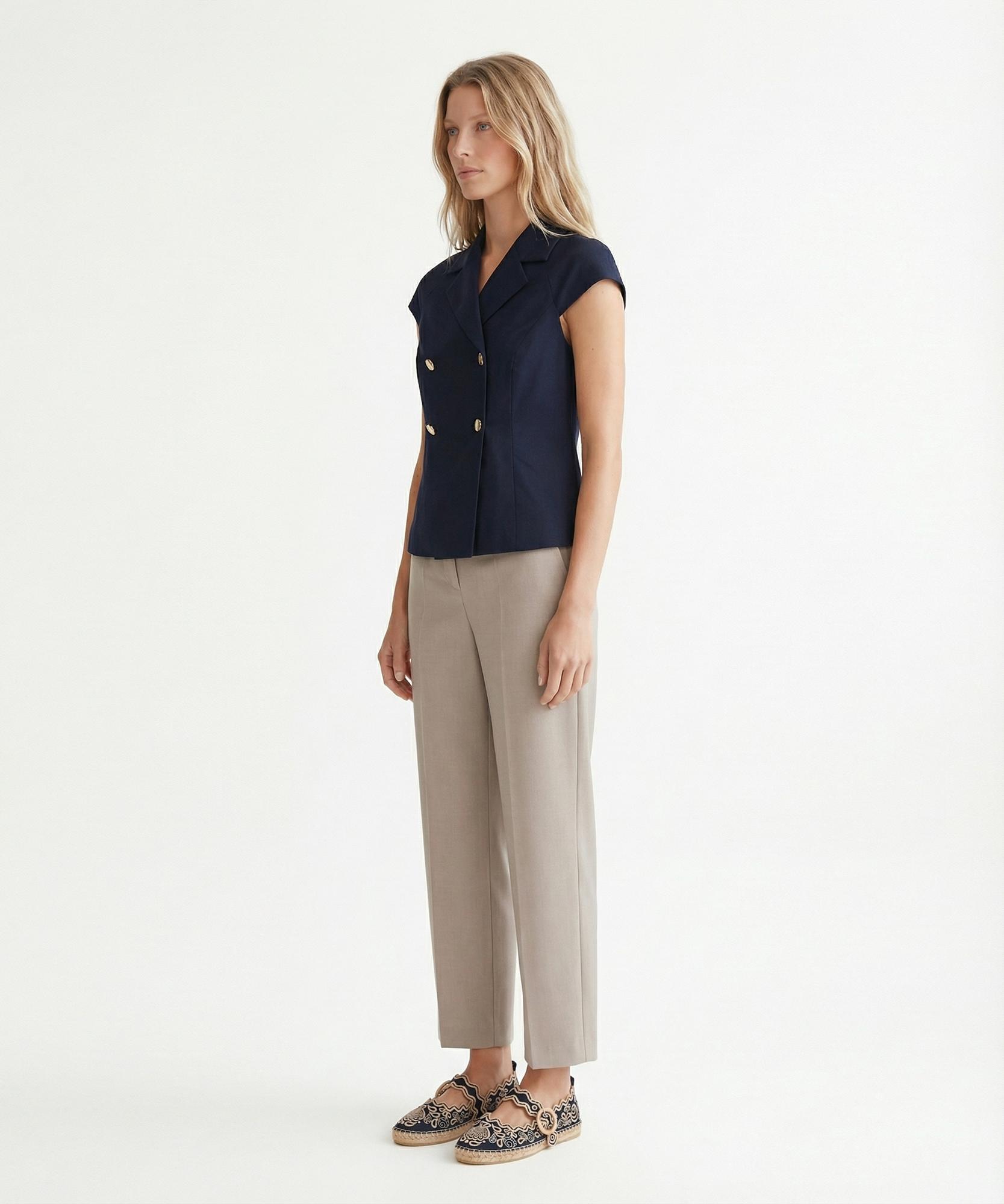 YARGICI Tailored Ceket Yaka Kısa Kol Ceket