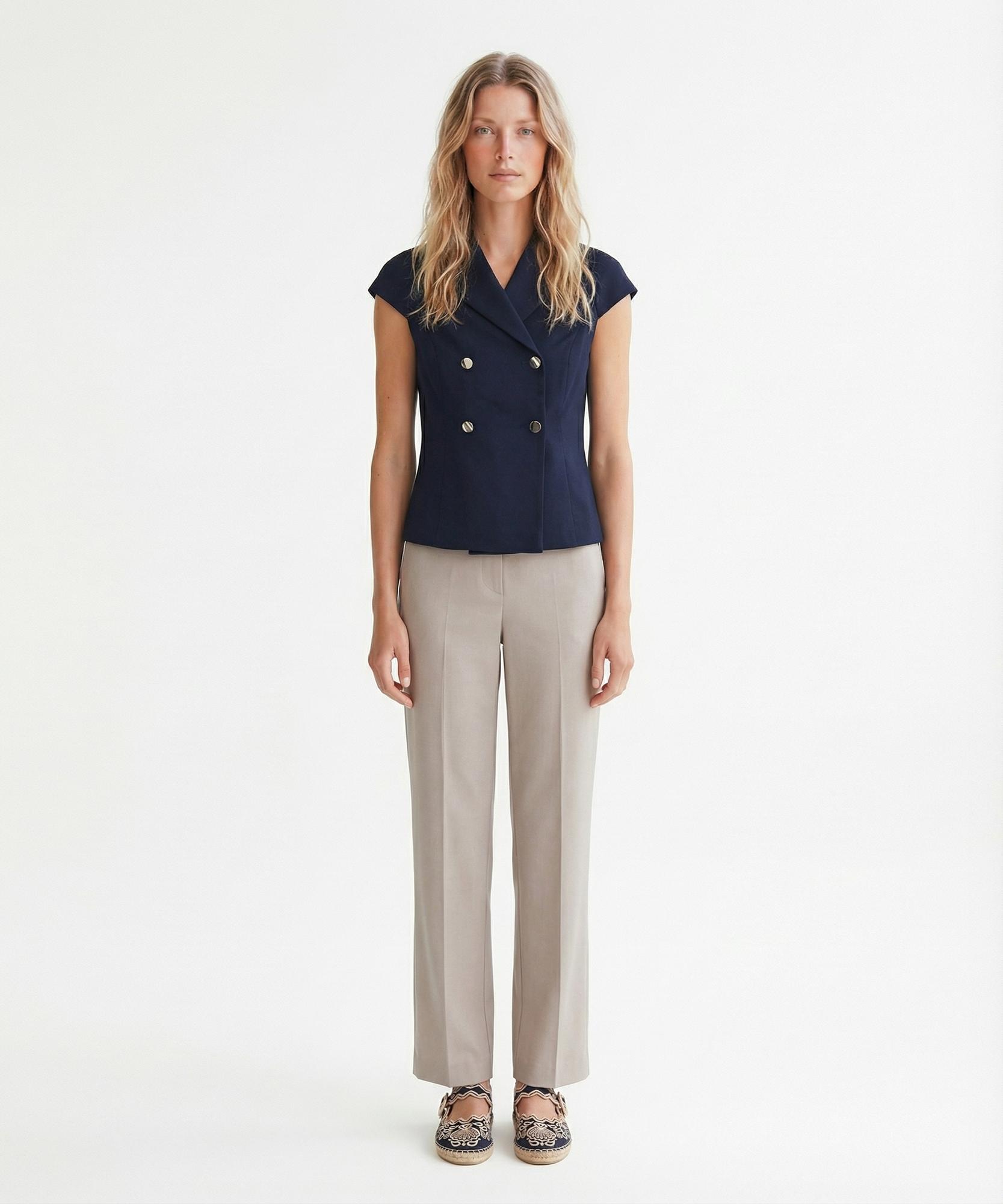 YARGICI Tailored Ceket Yaka Kısa Kol Ceket