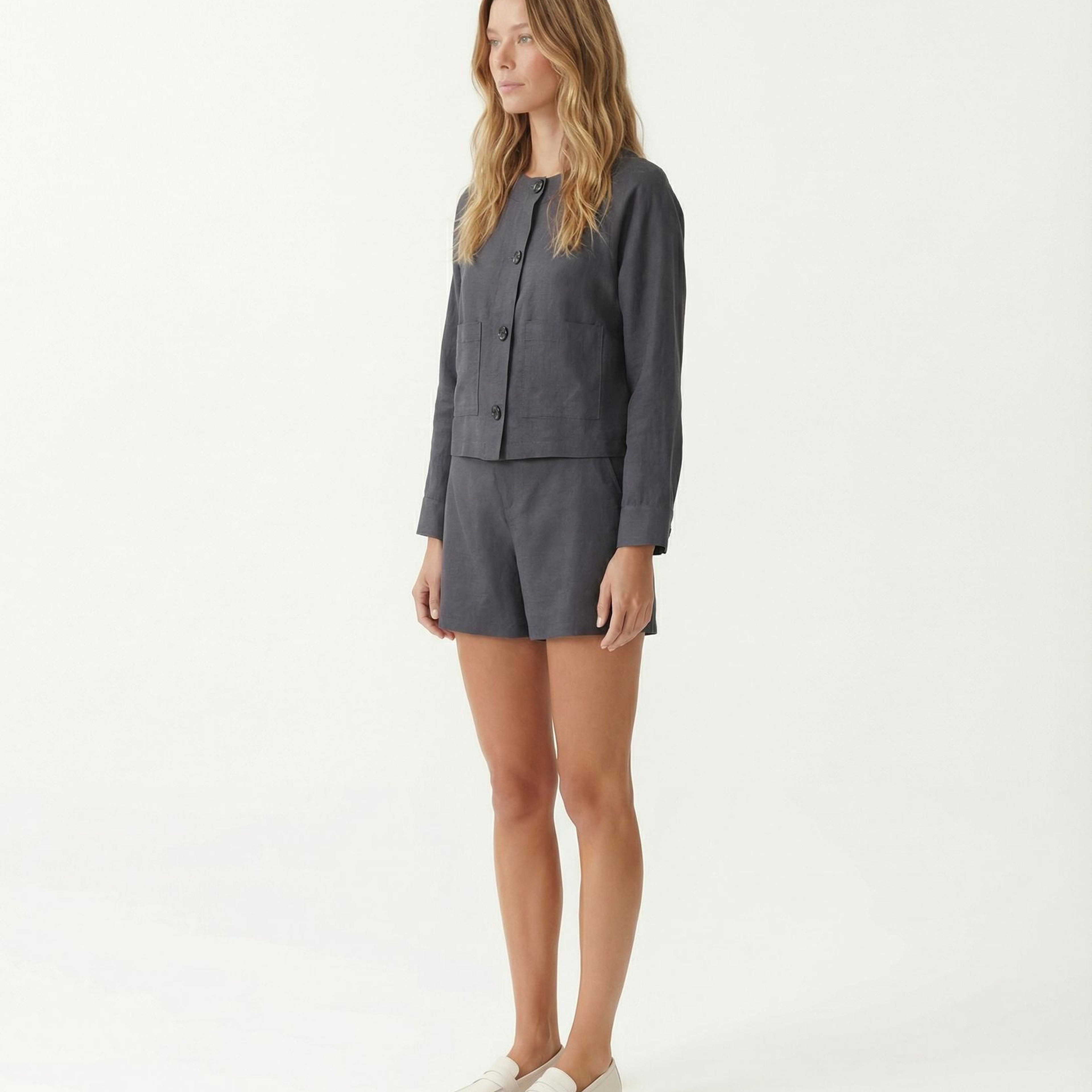 YARGICI Regular Bisiklet Yaka Uzun Kol Ceket