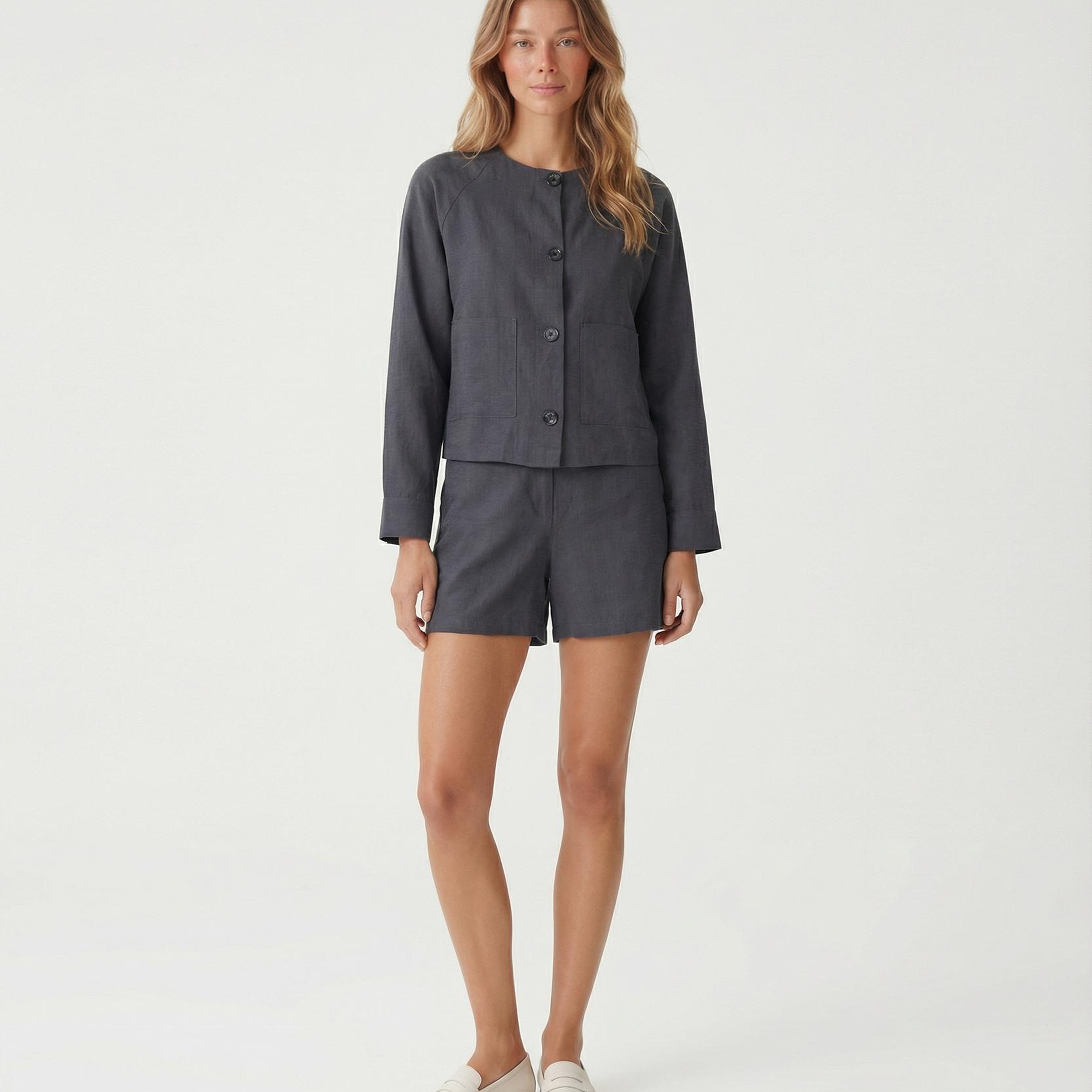 YARGICI Regular Bisiklet Yaka Uzun Kol Ceket