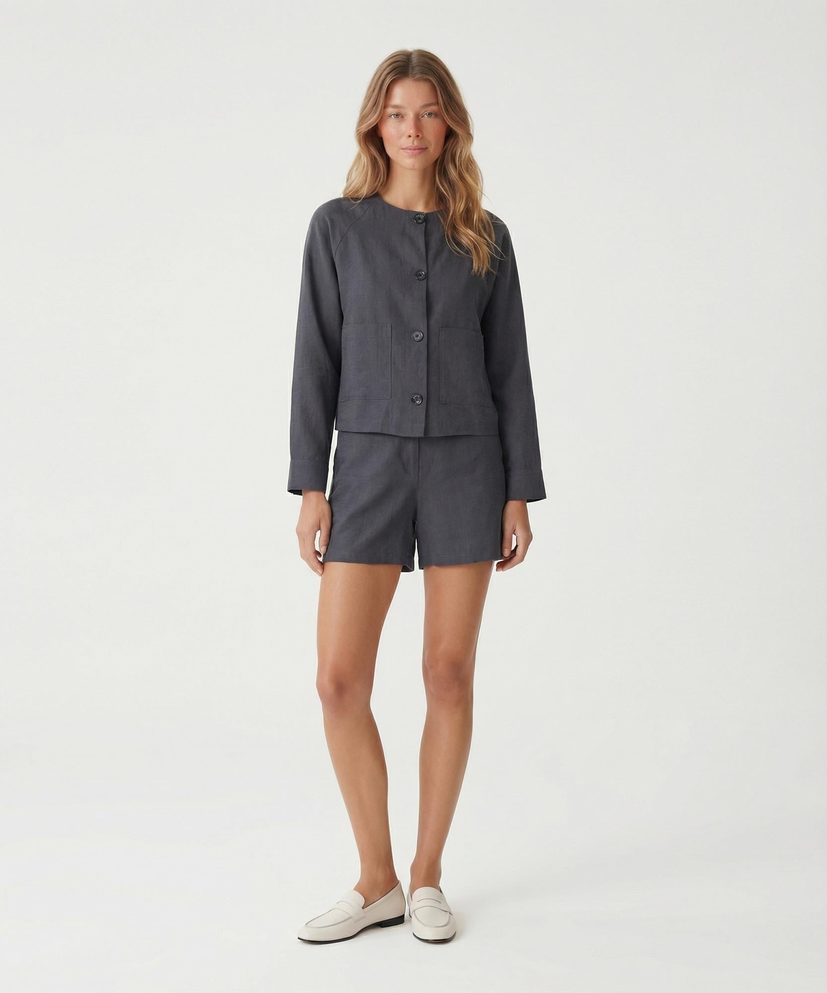 YARGICI Regular Bisiklet Yaka Uzun Kol Ceket