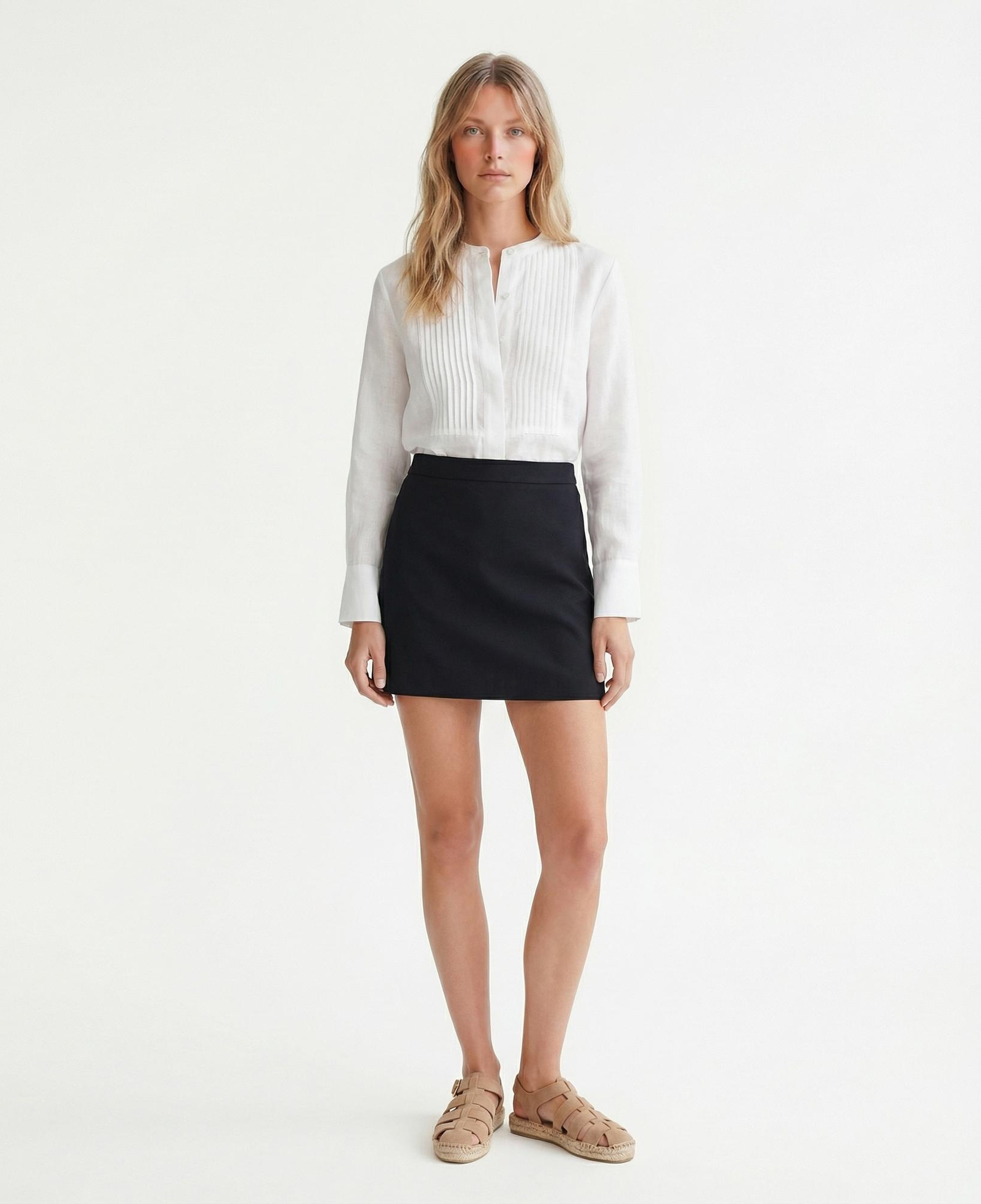 YARGICI A Form Yüksek Bel Etek