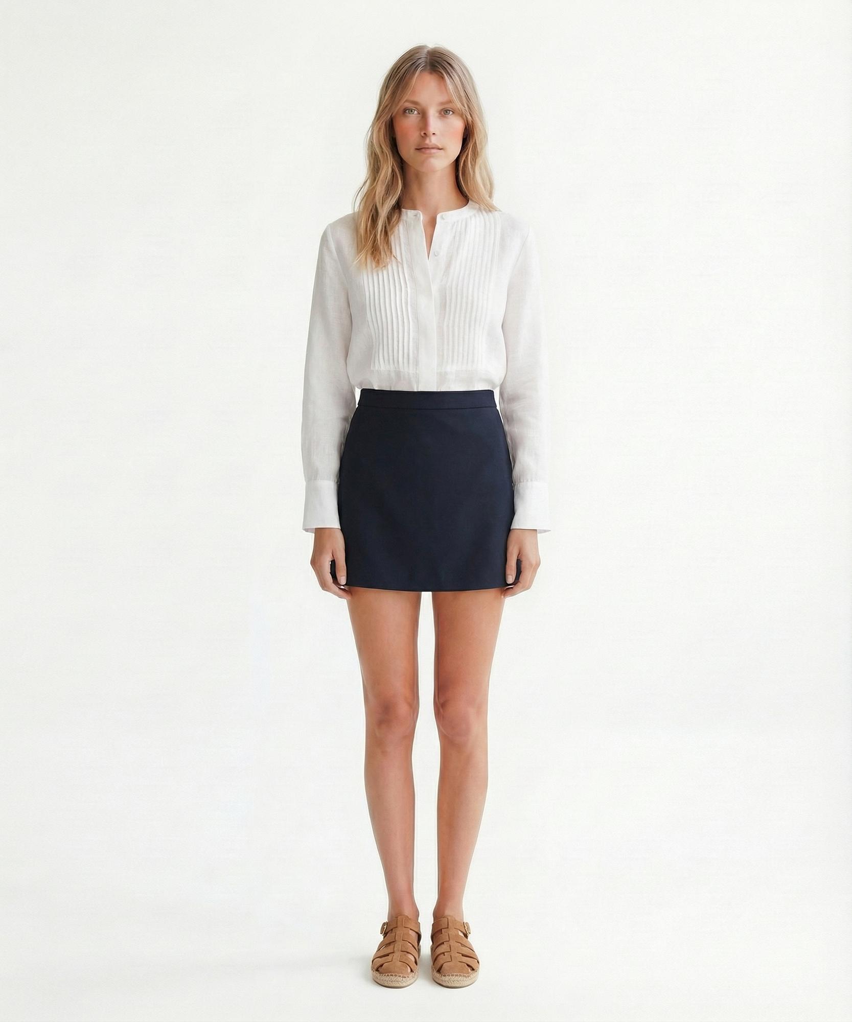 YARGICI A Form Yüksek Bel Etek