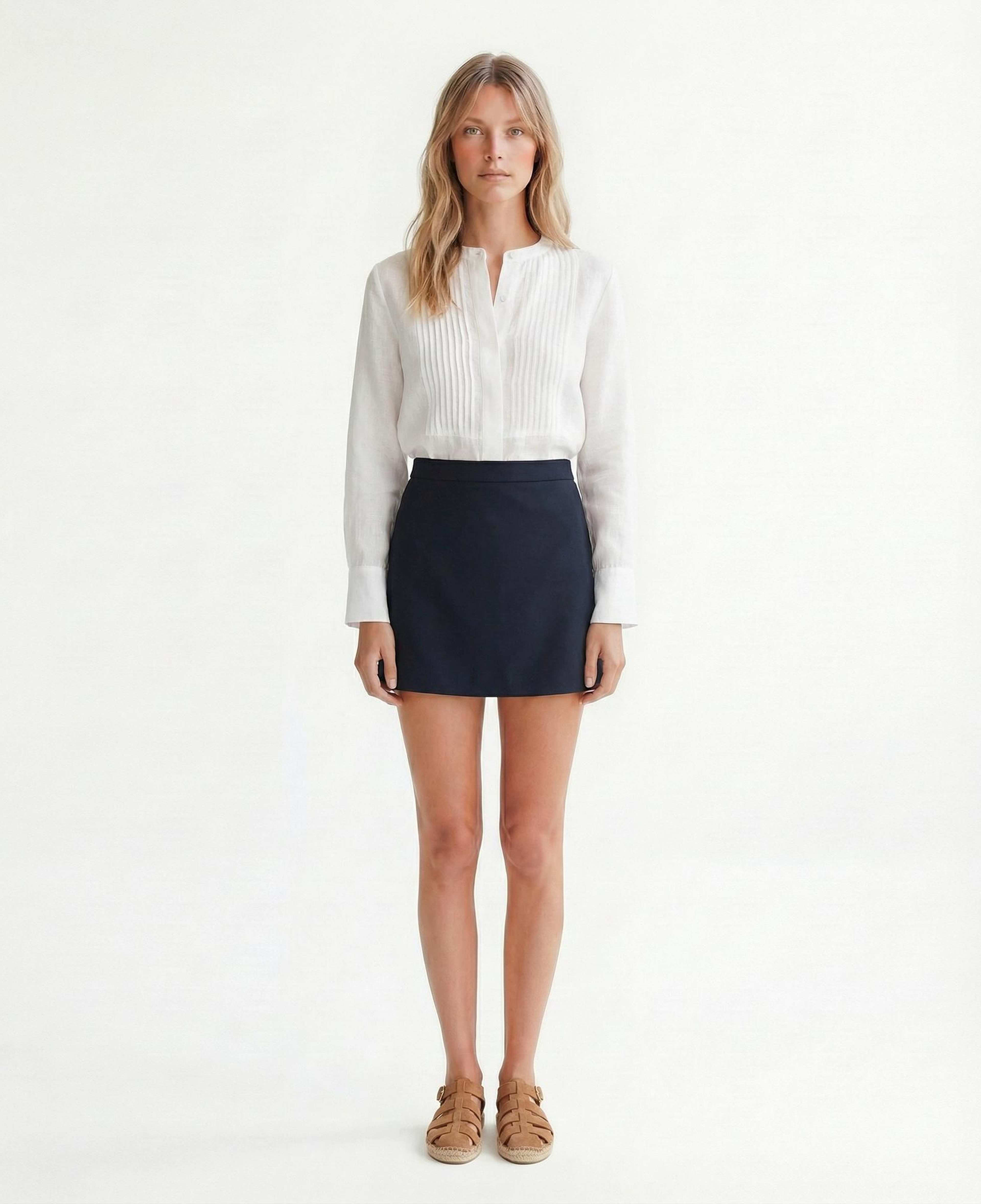 YARGICI A Form Yüksek Bel Etek