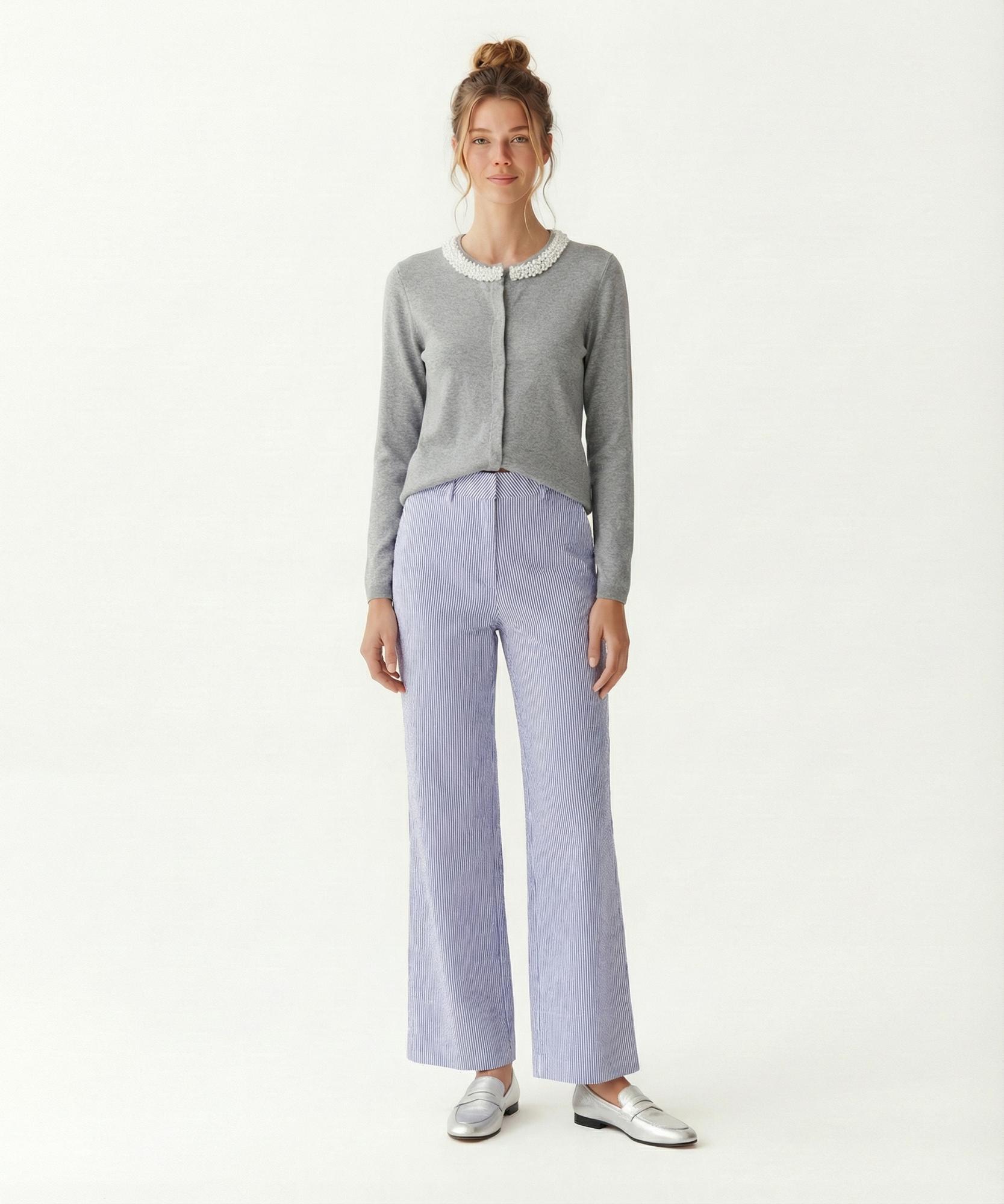 YARGICI Düz Yüksek Bel Pantolon