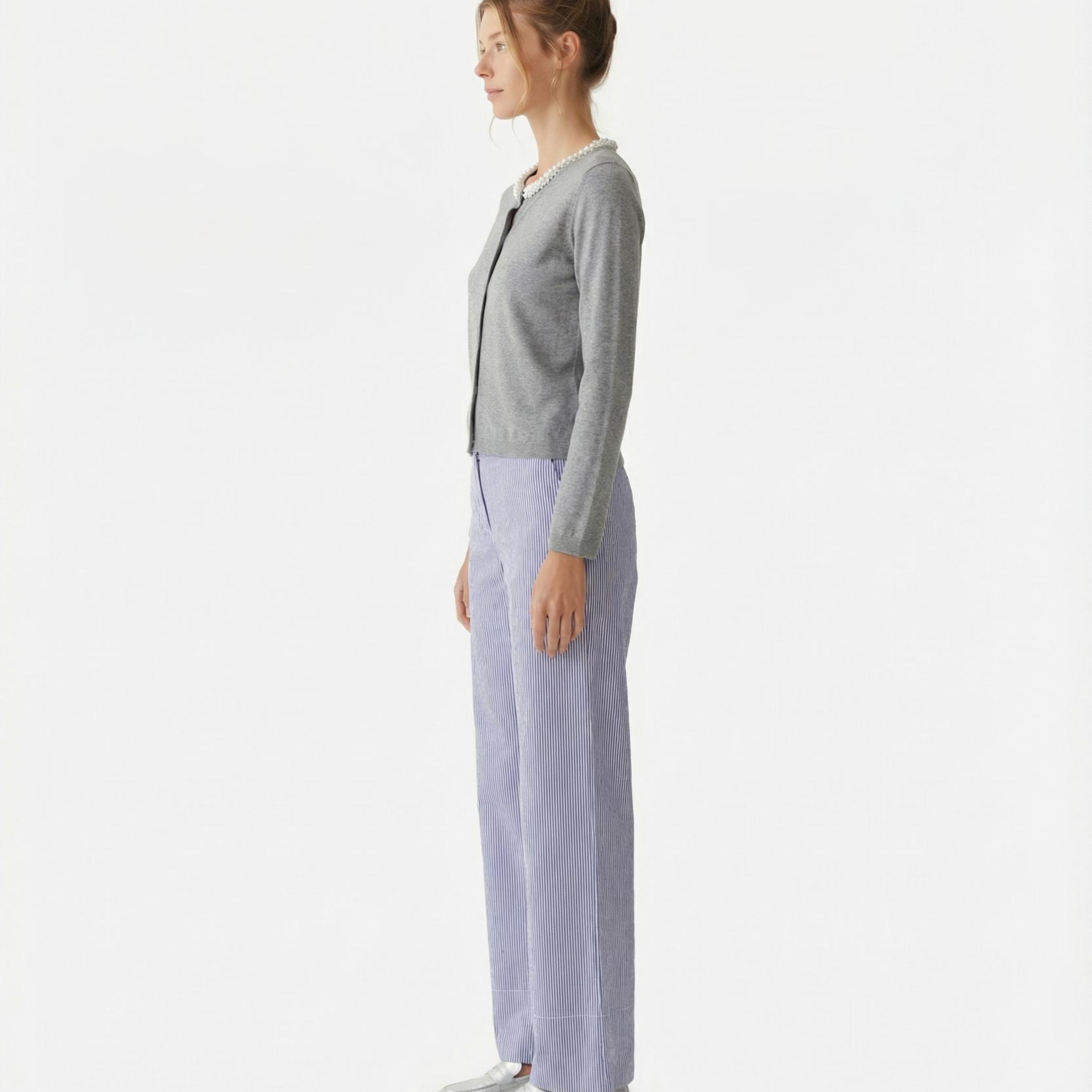 YARGICI Düz Yüksek Bel Pantolon