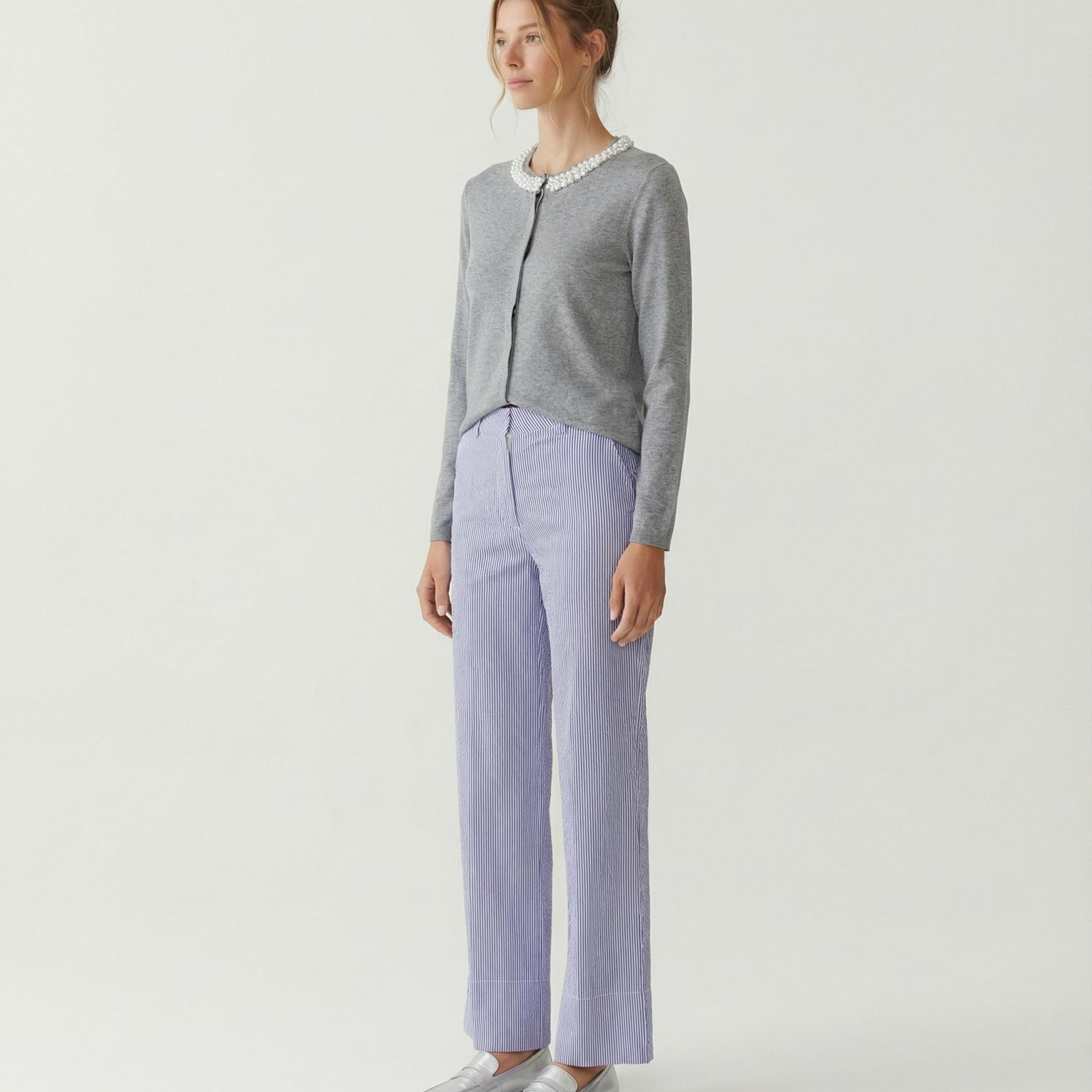 YARGICI Düz Yüksek Bel Pantolon