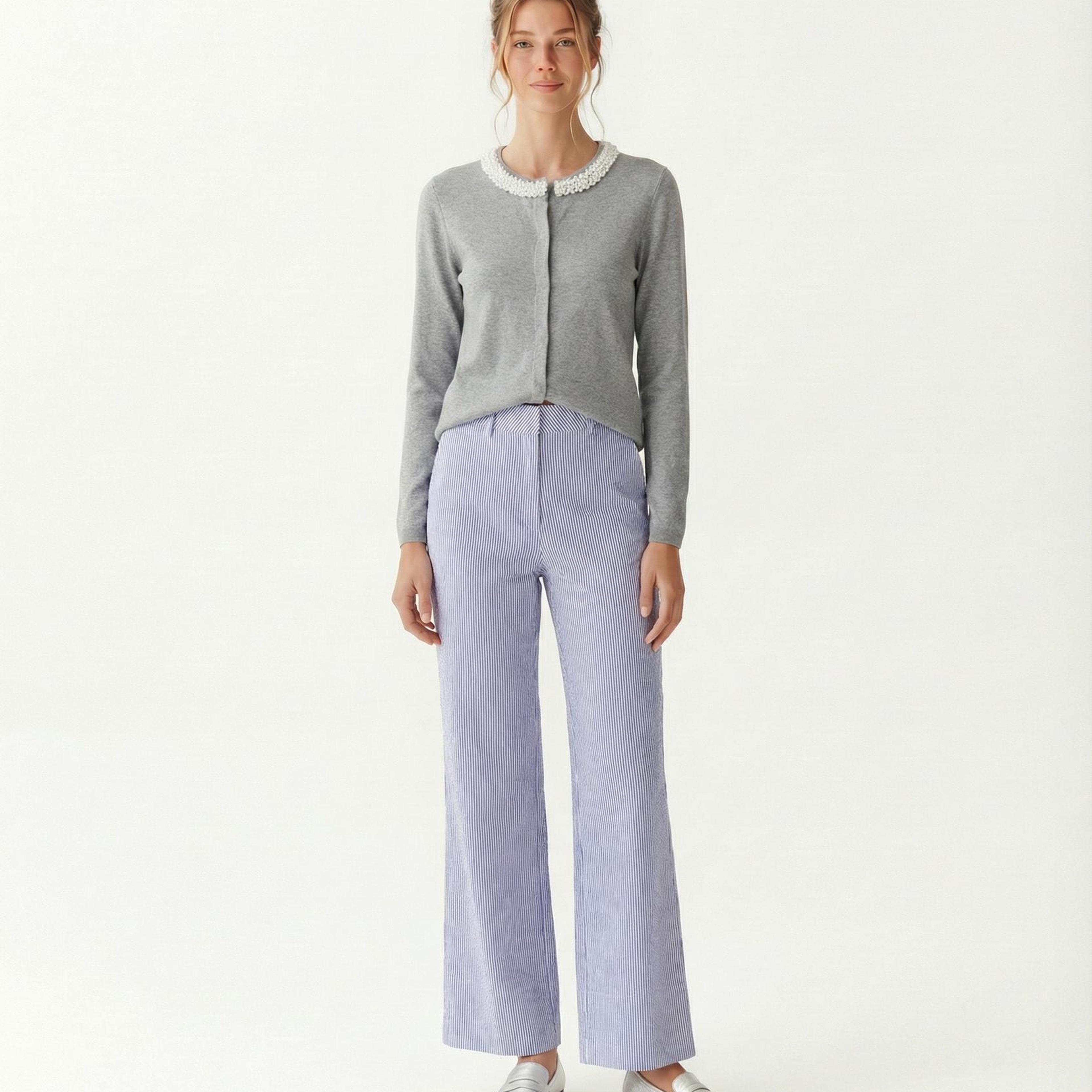 YARGICI Düz Yüksek Bel Pantolon