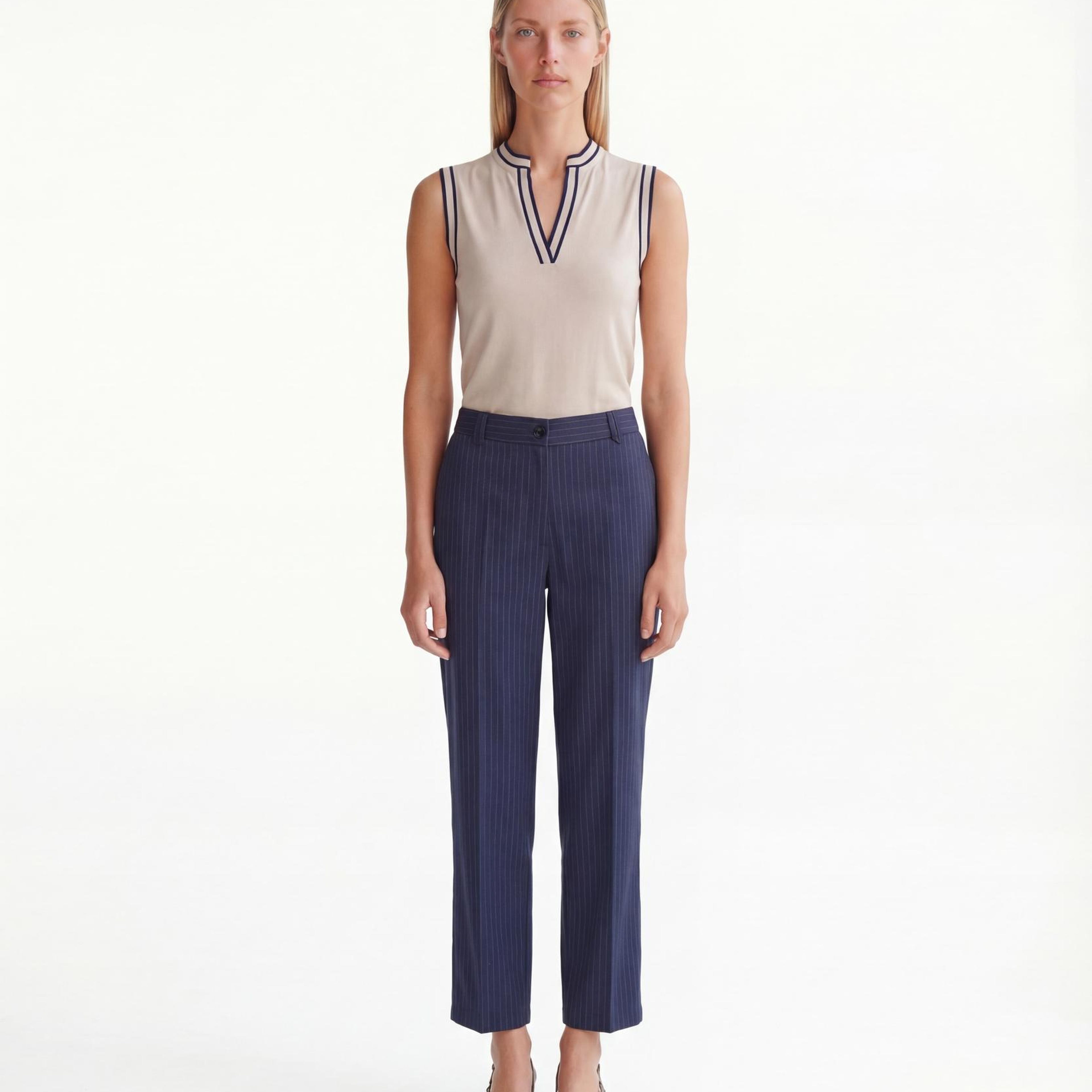 YARGICI Geniş Yüksek Bel Pantolon