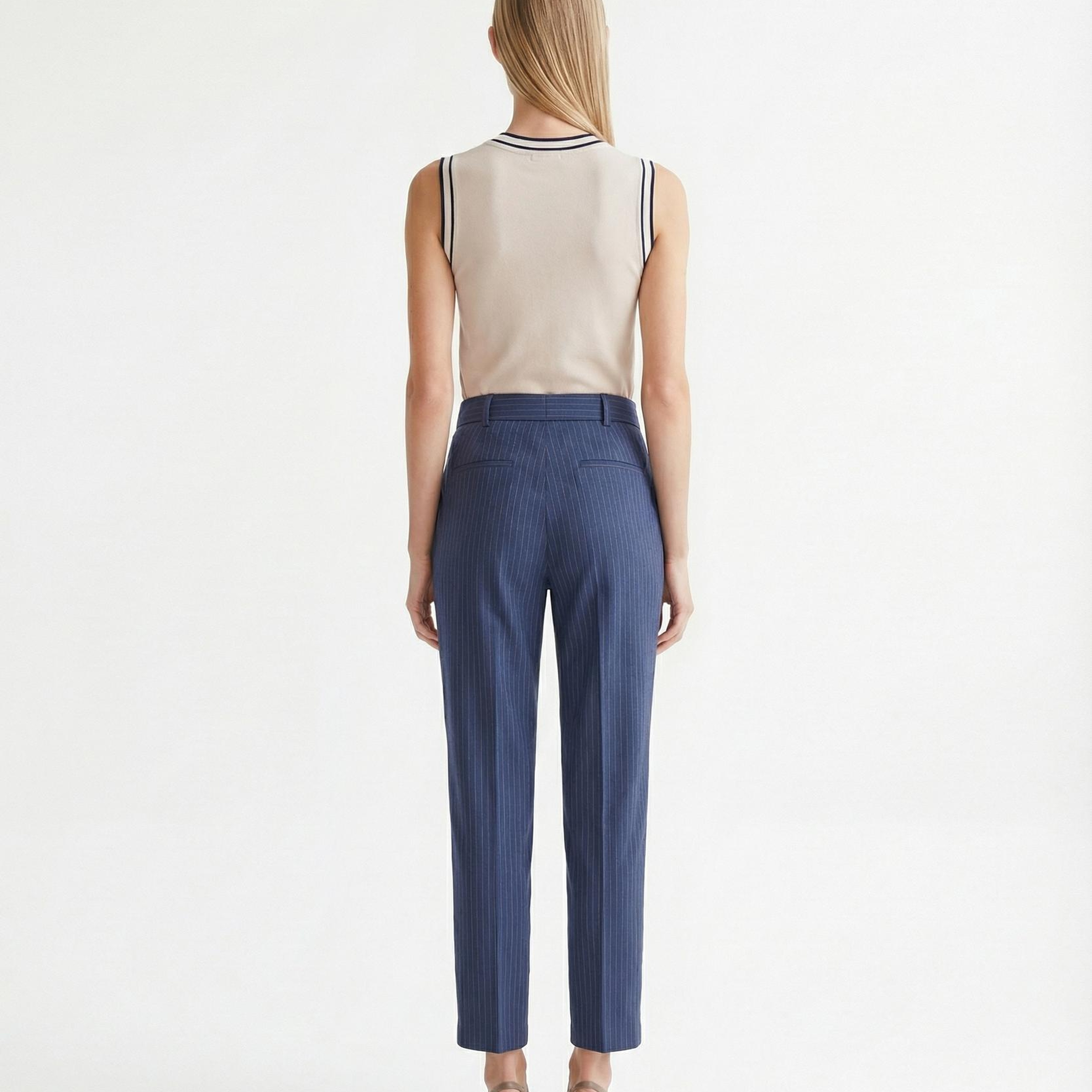 YARGICI Geniş Yüksek Bel Pantolon