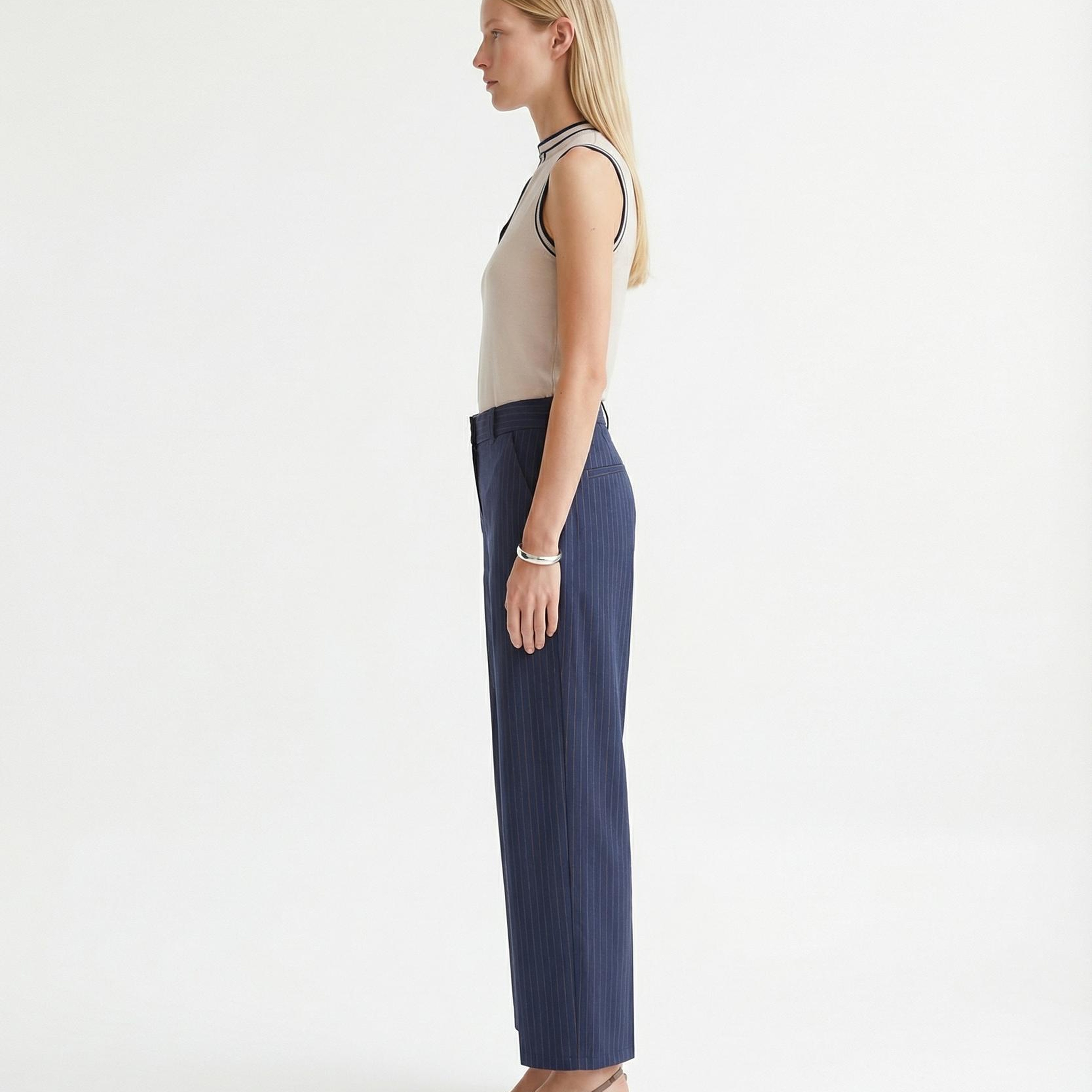 YARGICI Geniş Yüksek Bel Pantolon